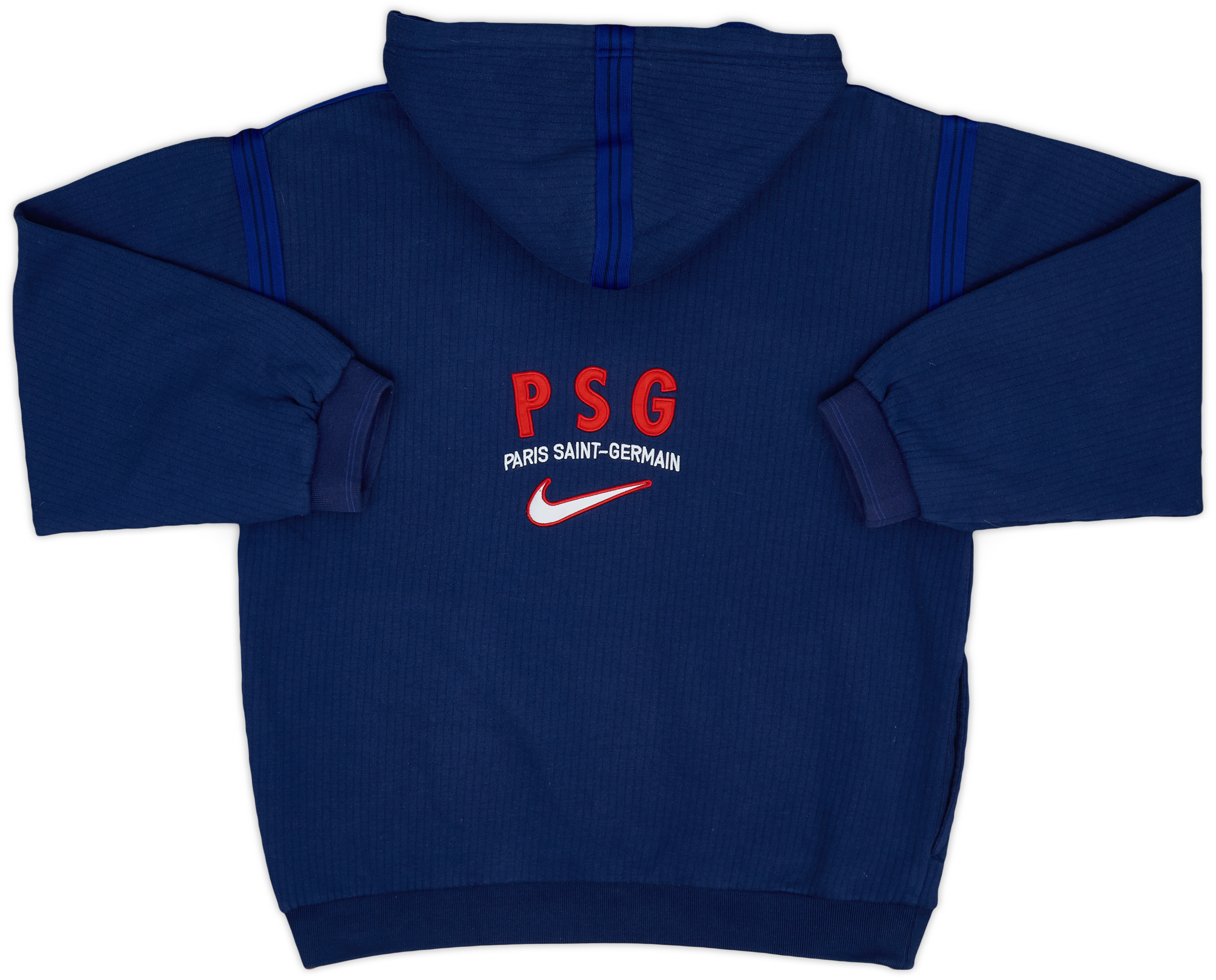 1998-99 Paris Saint-Germain Nike 1/4 Zip Hooded Sweat Top 1998-99 Paris Saint-Germain Nike 1/4 Zip Hooded Sweat Top