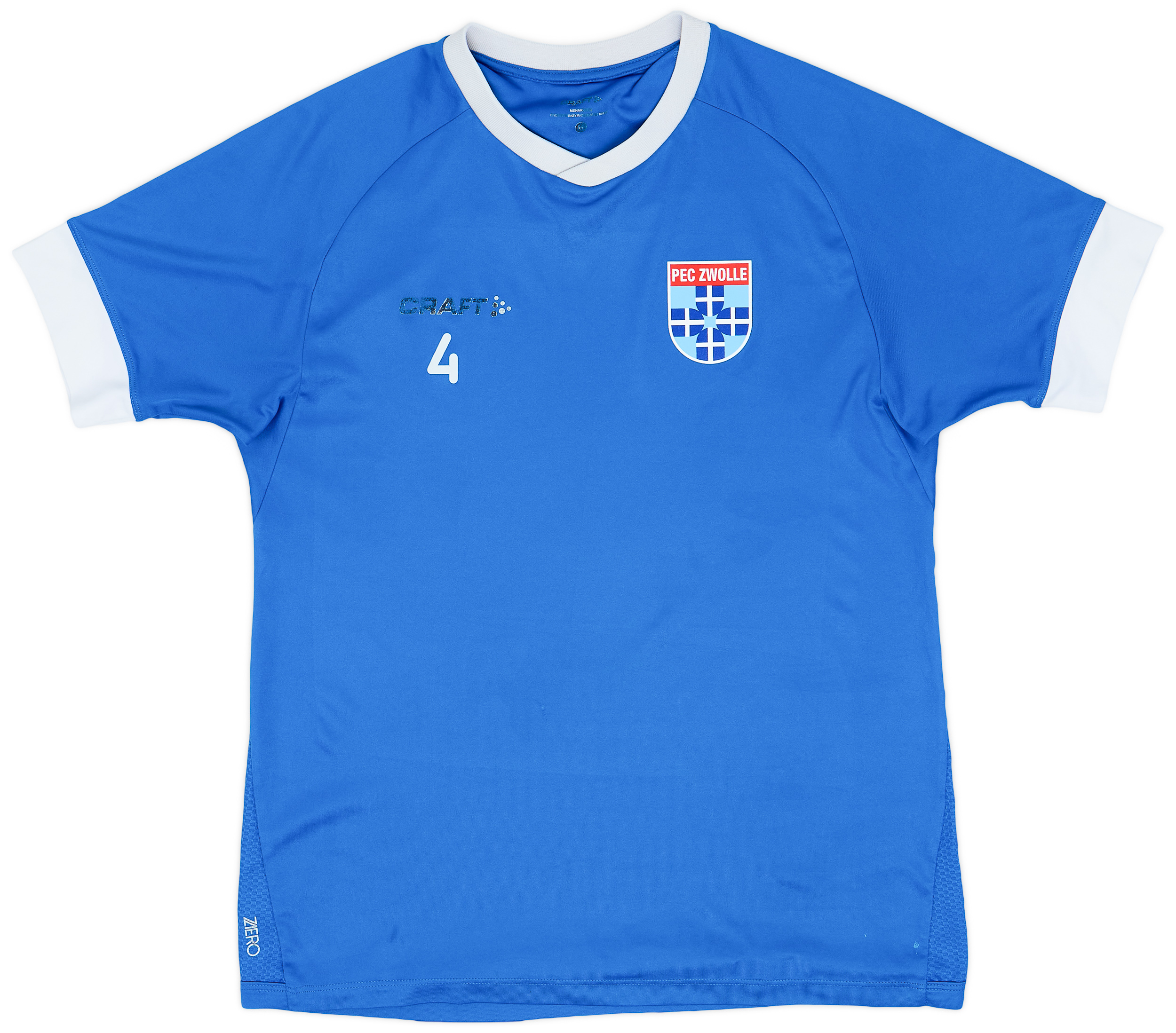 Maillot Foot PEC Zwolle Domicile 2018/2019 - Craft Taille L Noir - Très Bon état