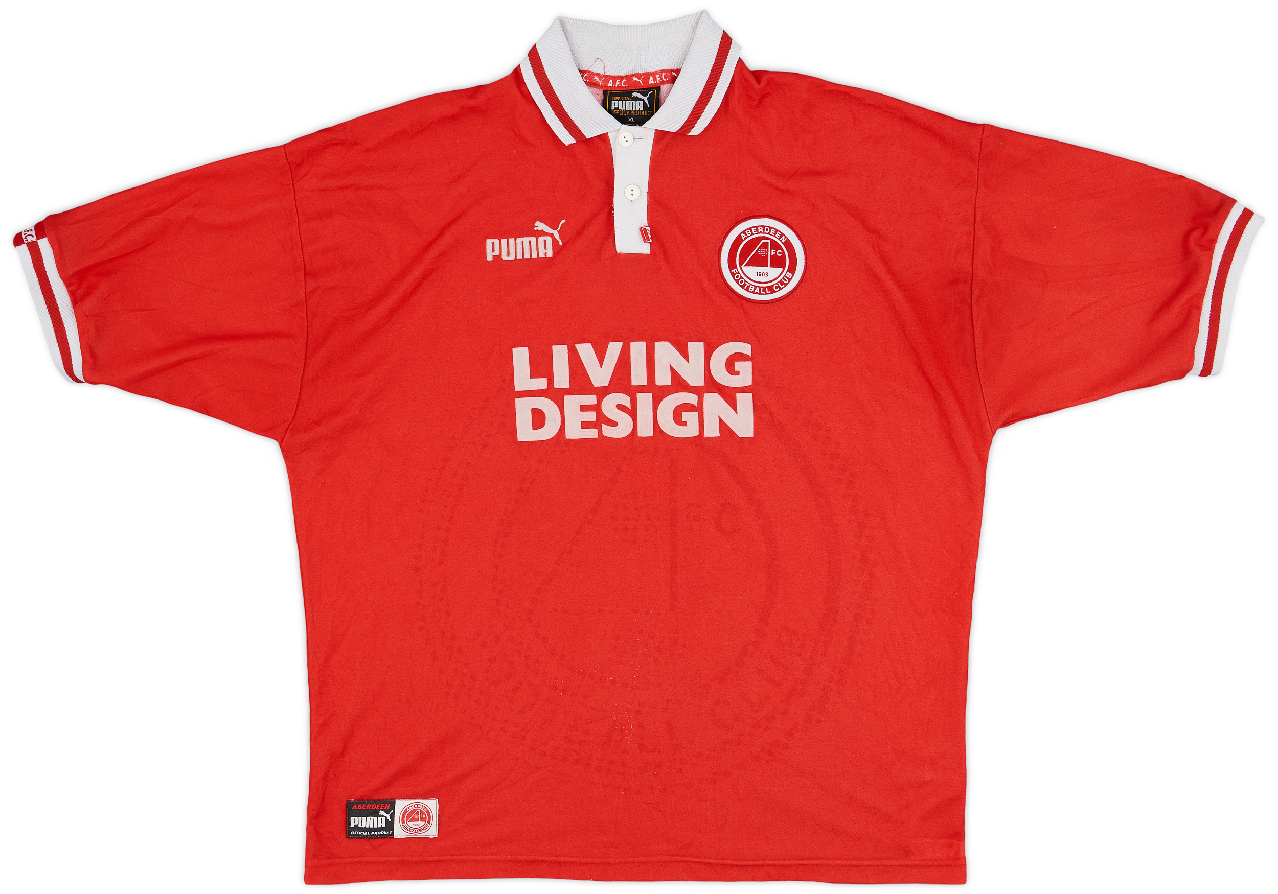 1997/98 ABERDEEN AWAY SHIRT (XL.KIDS) PUMA | Cult Kits