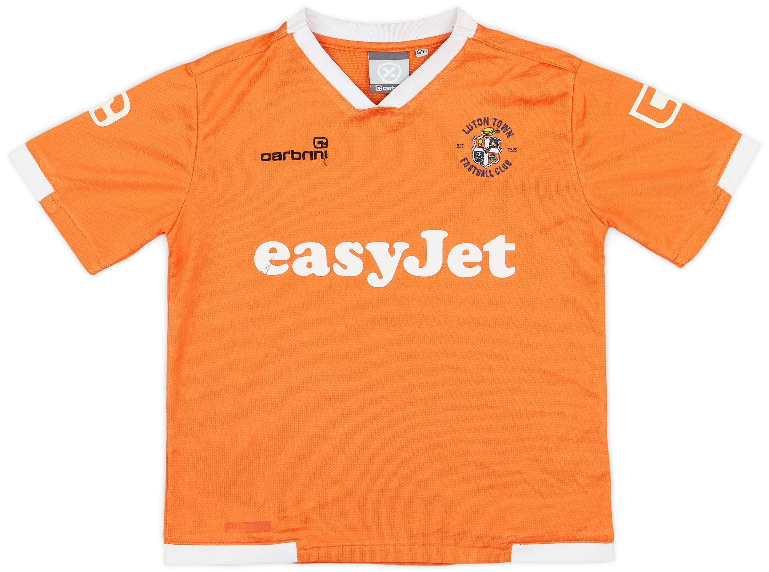 2009-11 Luton Town Home SHirt - 6/10 - (6-7 Years)