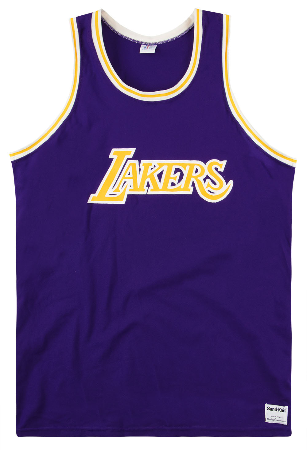 1980-86 LA Lakers MacGregor Sand Knit Jersey (Away) XL