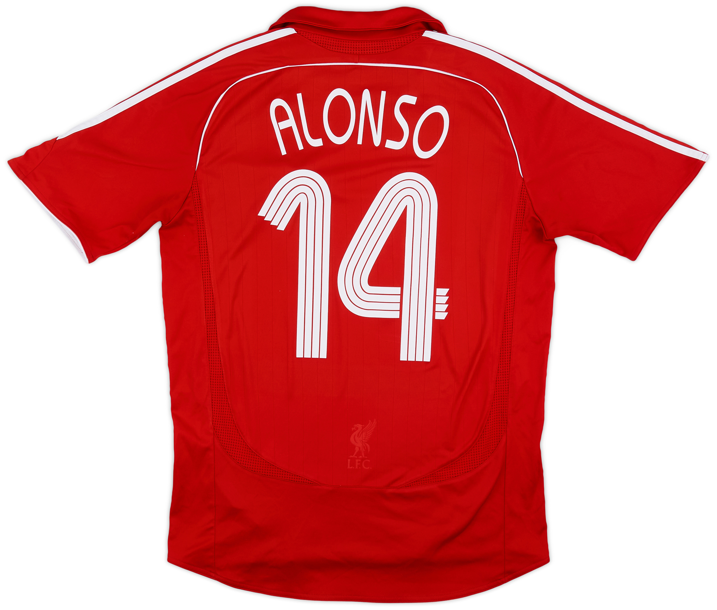 2006-08 Liverpool Home Shirt Alonso #14 - 6/10 - (M)