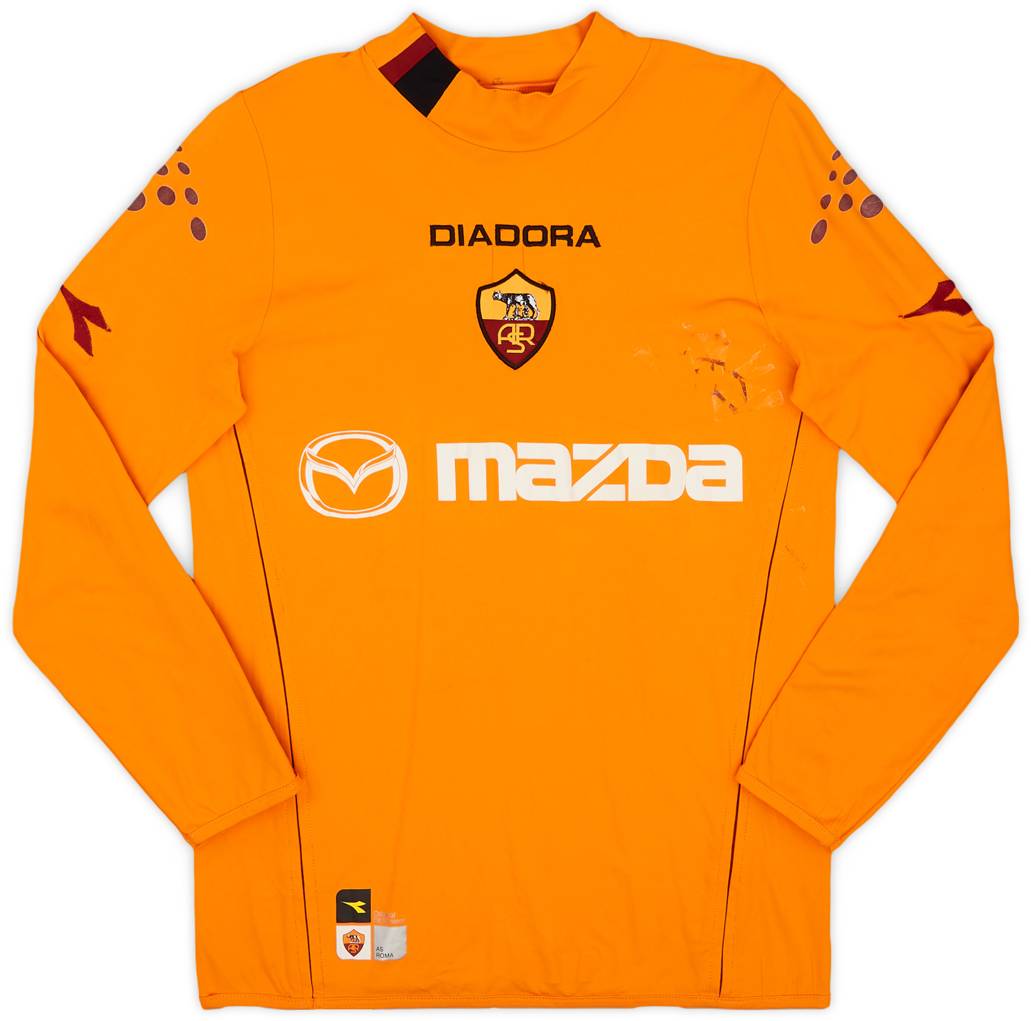 ウェア 04-05 ROMA TOTTI #10 2004-05 Roma Home Shirt Totti #10 - 5/10 - (L)