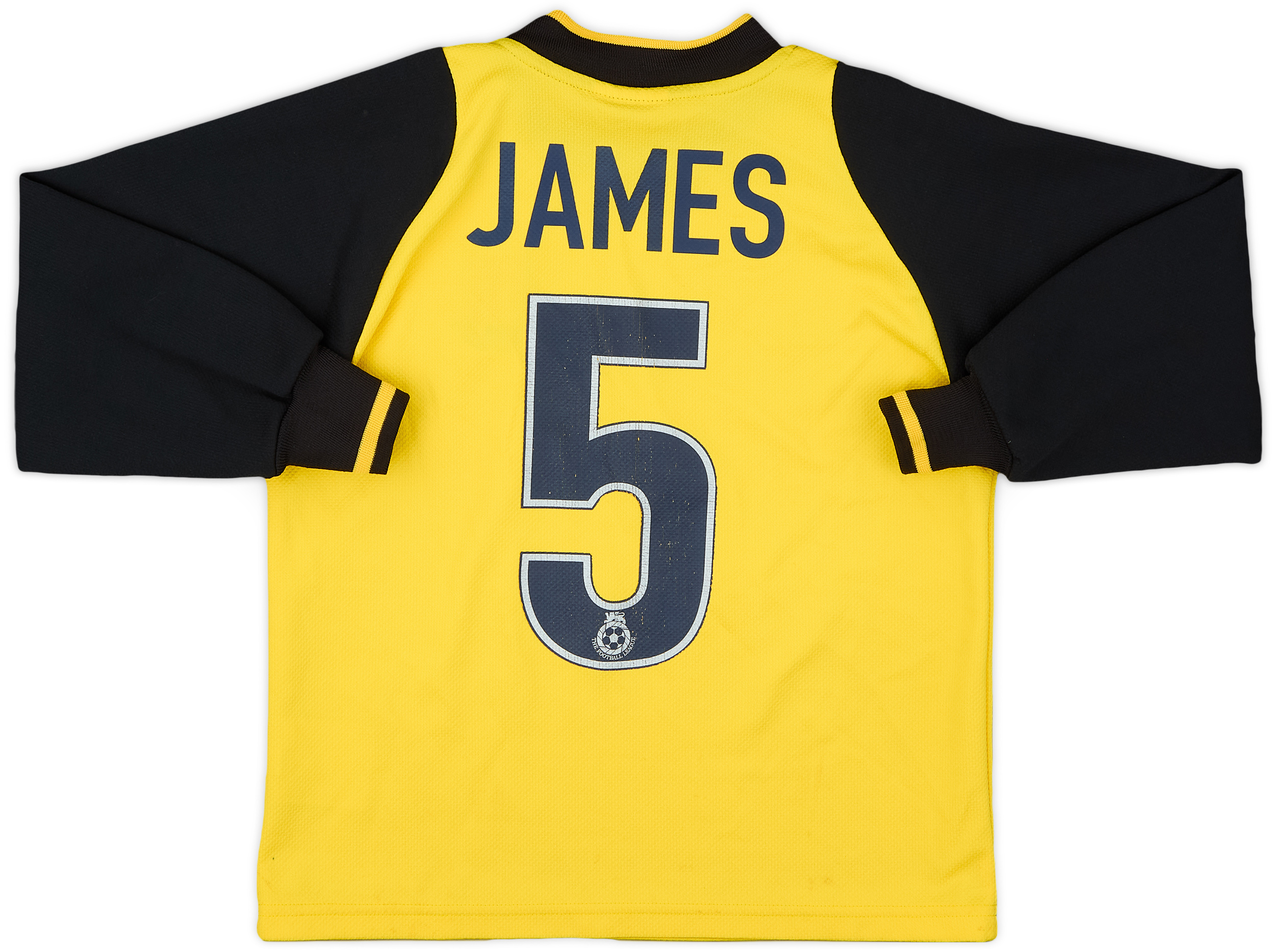 2003-04 Stoke GK Shirt James #5 - 6/10 - (S.Boys)