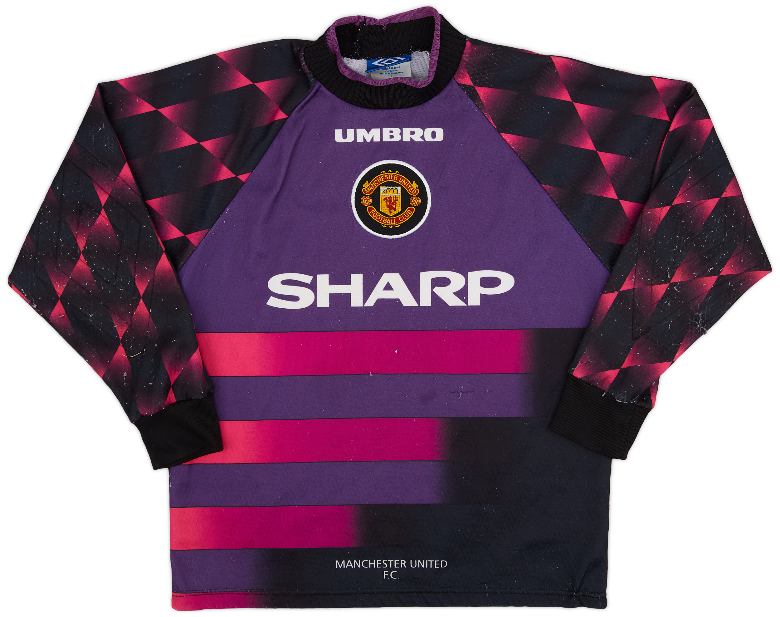 BWNT Original Manchester United 1996 1997 Long Sleeve #7
