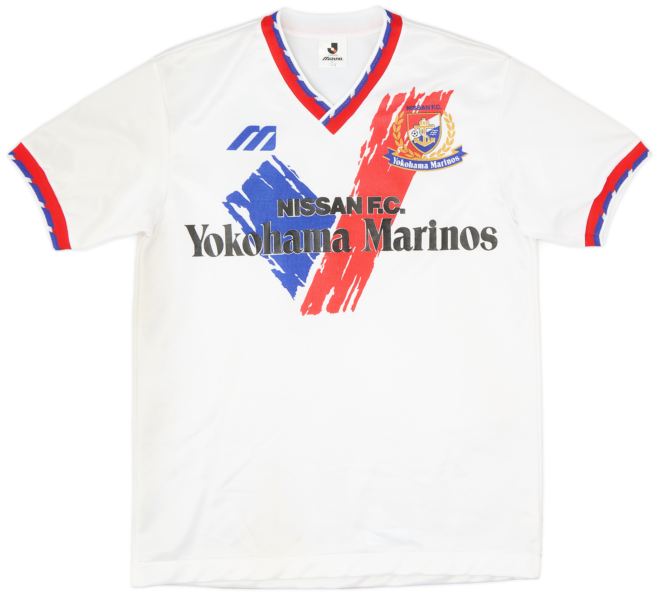 1993-94 Yokohama Marinos Mizuno Training Shirt - 10/10 - (L)