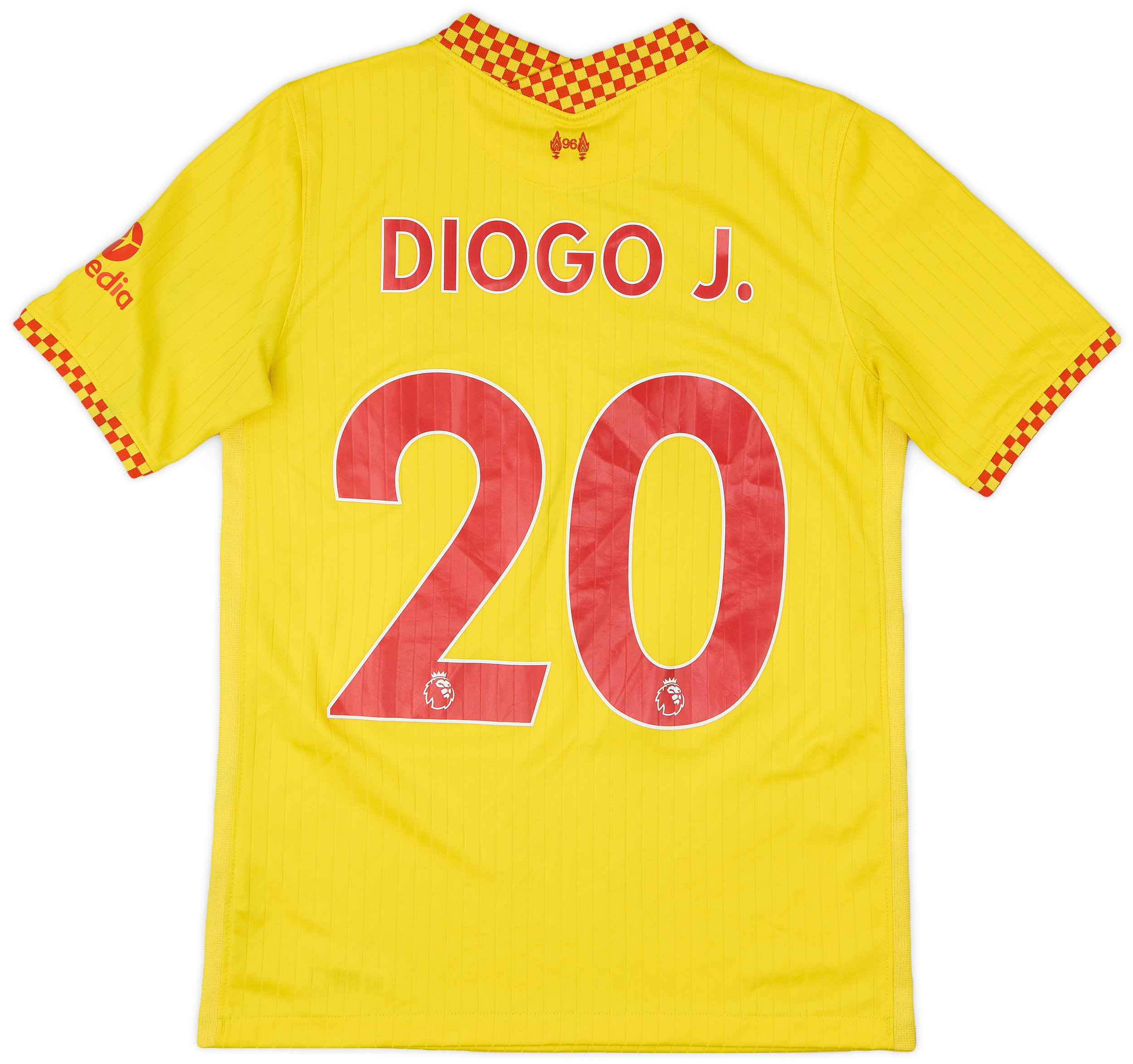 リバプールFC DIOGO J. 20番 ユニフォーム L 2021-22 Liverpool Third Shirt Diogo J. #20 - 9/10 - (XL.Boys)