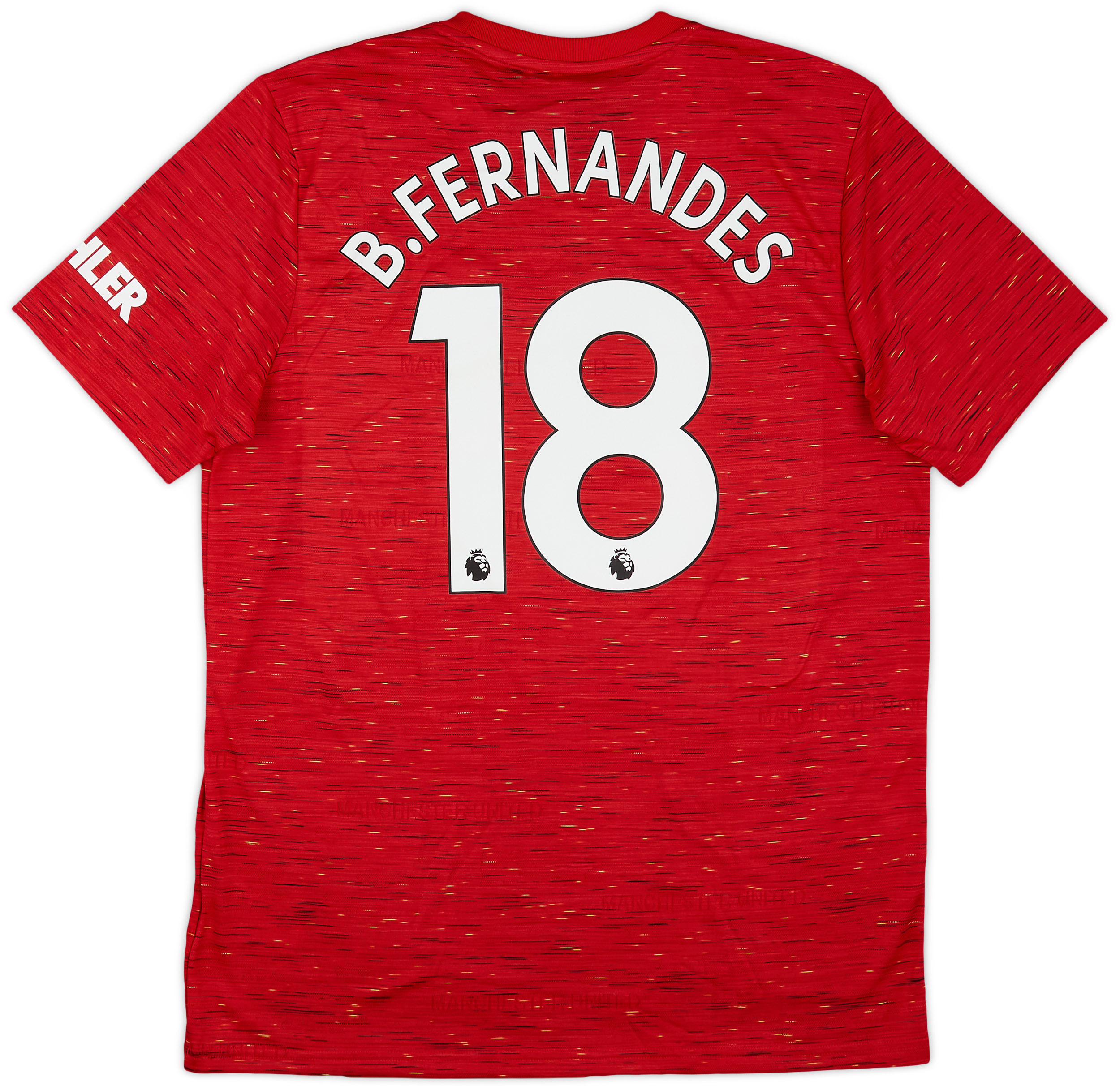 2020-21 Manchester United Home Shirt B.Fernandes #18 (L)