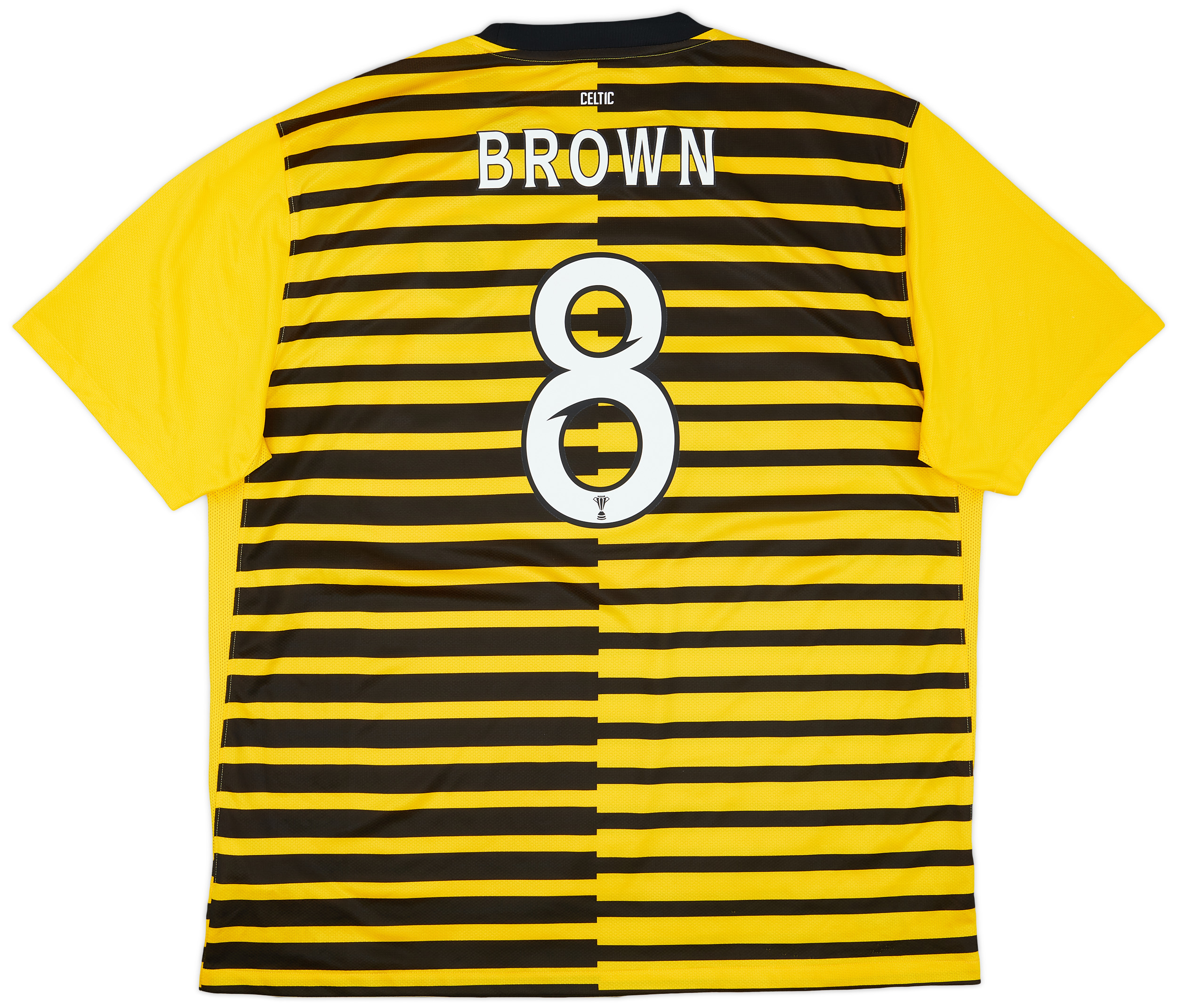 2011-12 Celtic Third Shirt Brown #8 - 9/10 - (XXL)