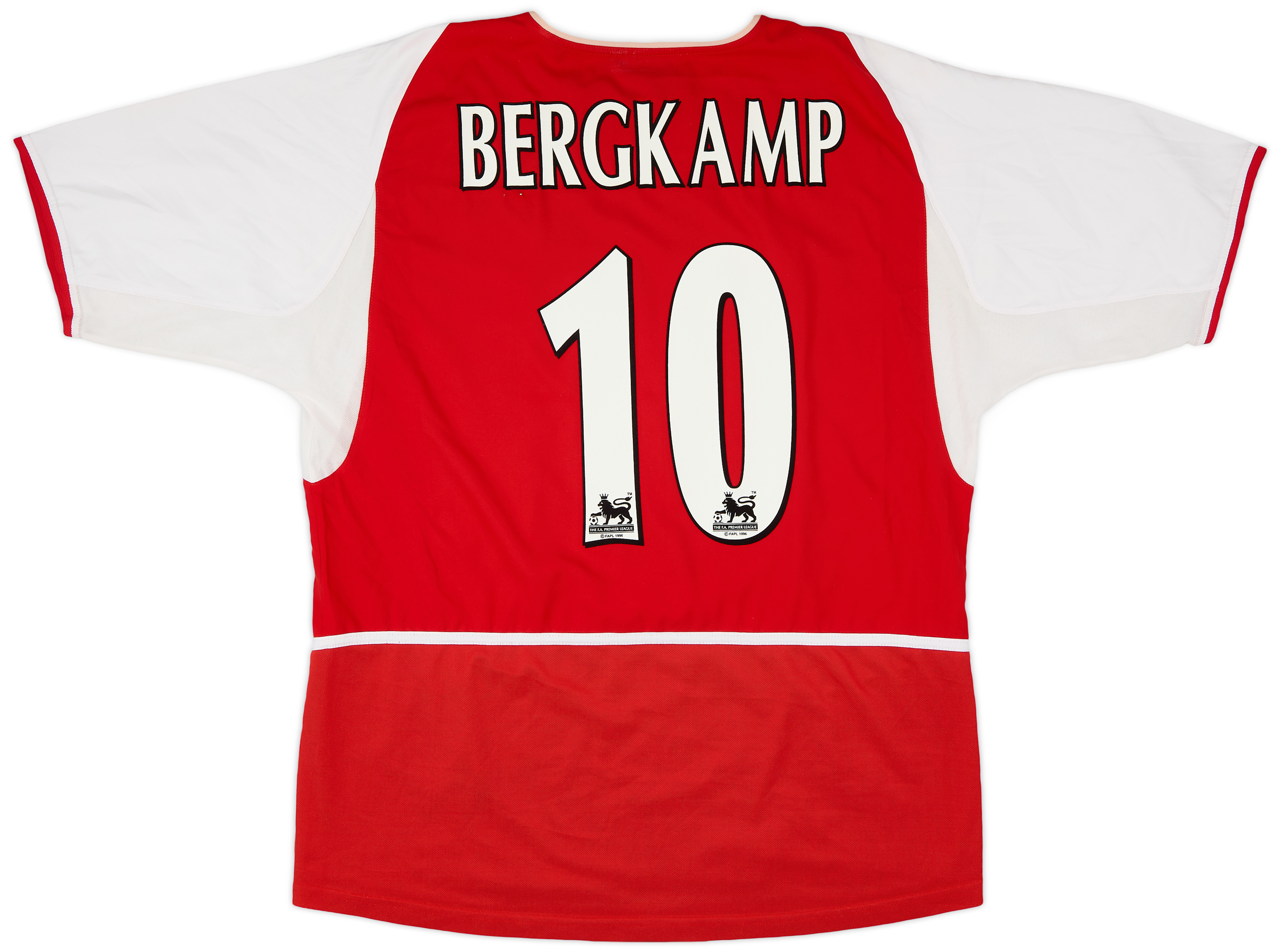 2002-04 Arsenal Home Shirt Bergkamp #10 - 6/10 - (XL)