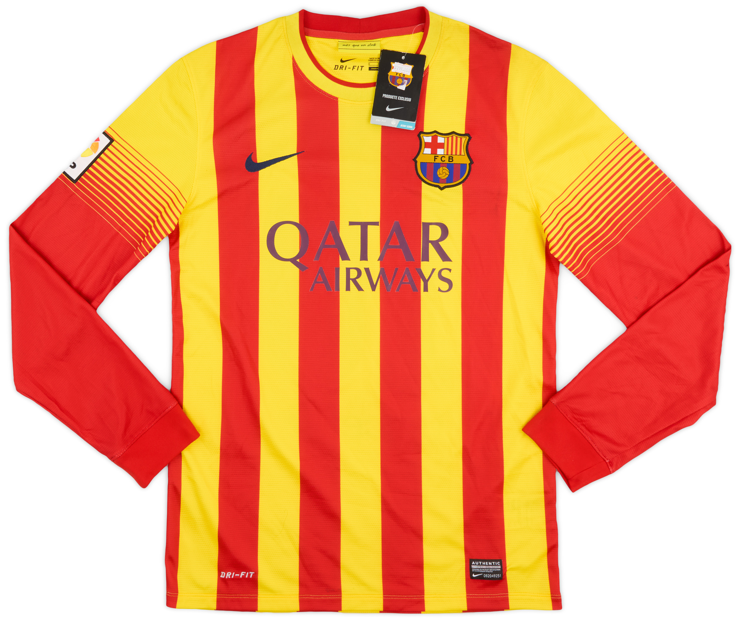 2013-15 Barcelona Away L/S Shirt Messi #10 (S)