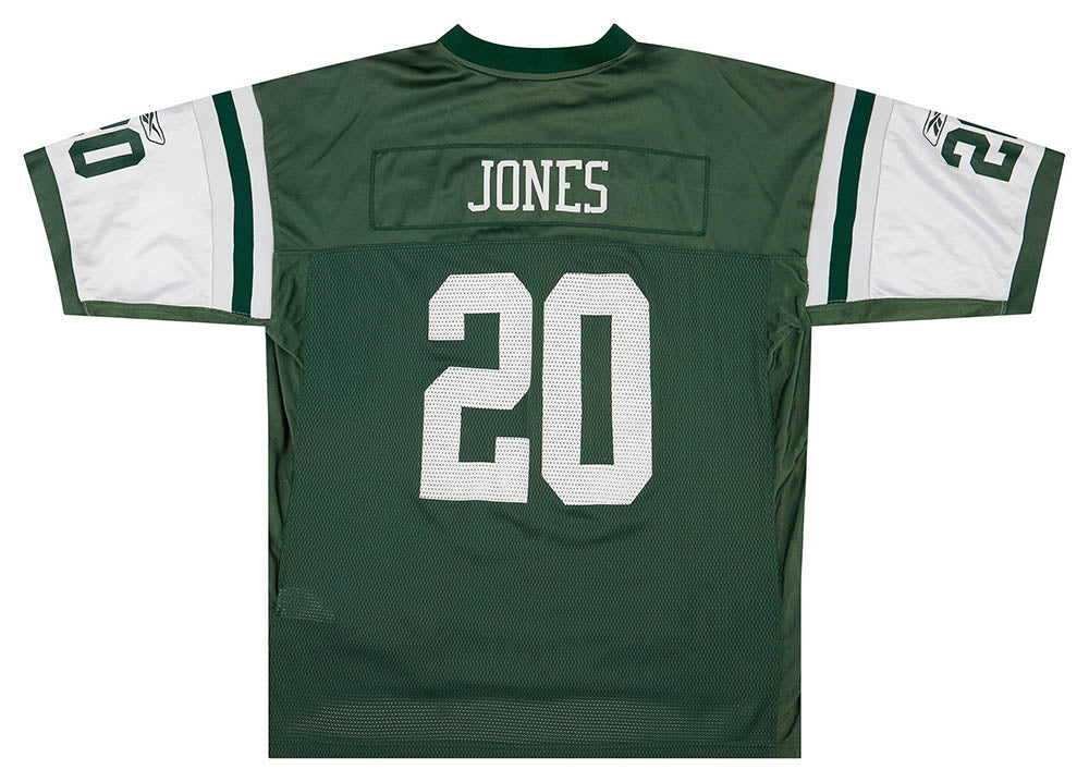 2008-09 New York Jets Jones #20 Reebok On Field Jersey (Home
