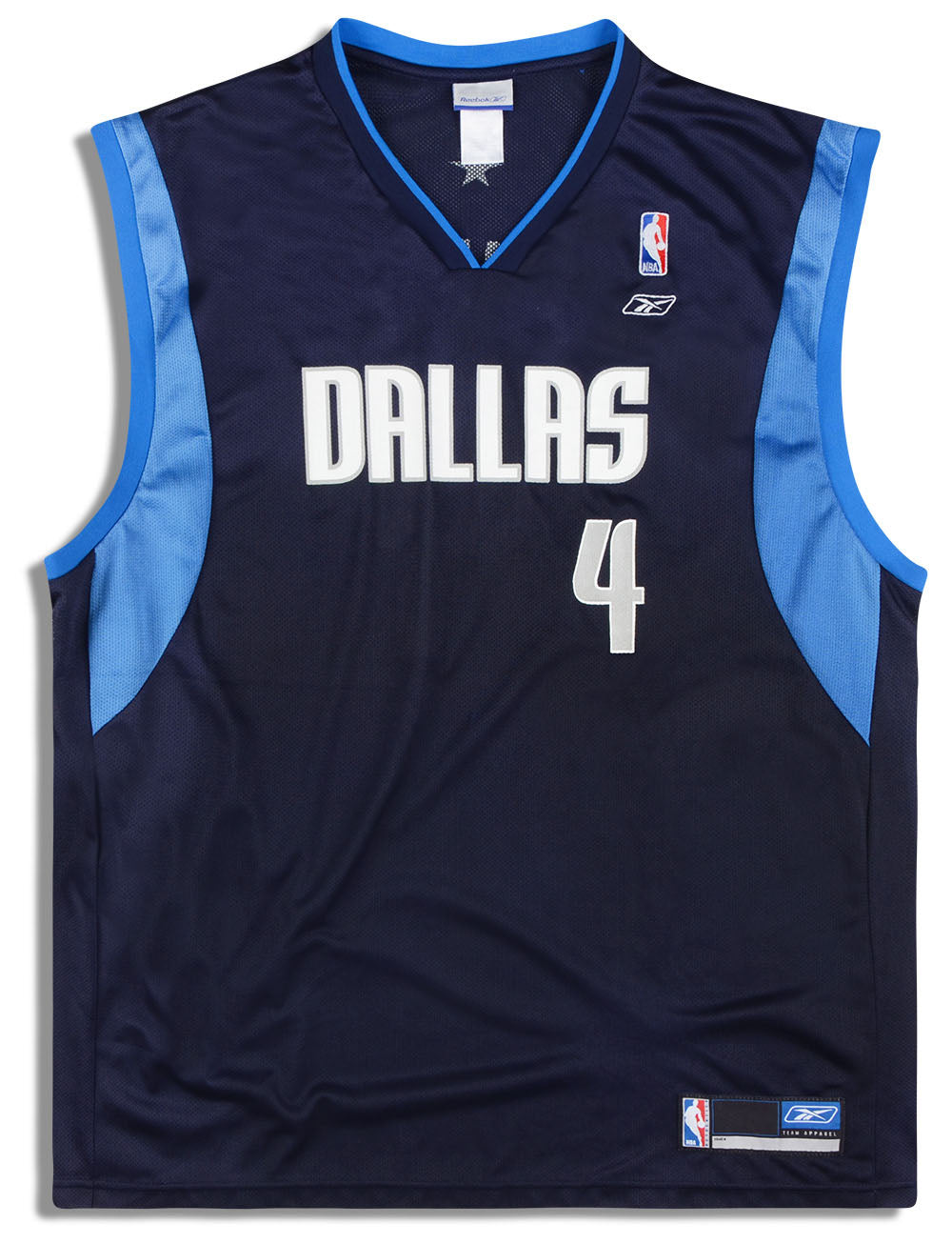 2002-05 Dallas Mavericks Finley #4 Reebok Jersey (Away) XL