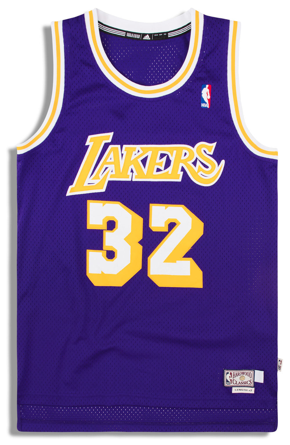 1986-91 LA Lakers Johnson #32 adidas Hardwood Classics Swingman Jersey (Away) S