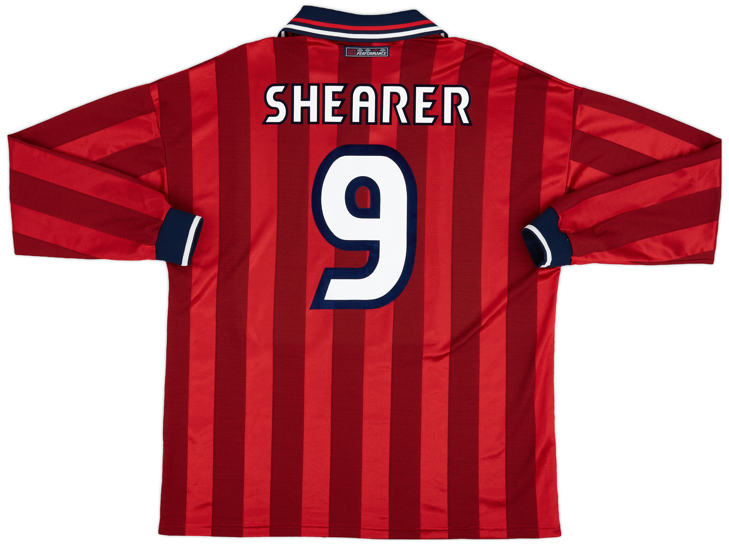 【本日特価】 #9 Shearer Shirt L/S Away England 1997-99 - (XL) - 9/10 ウェア