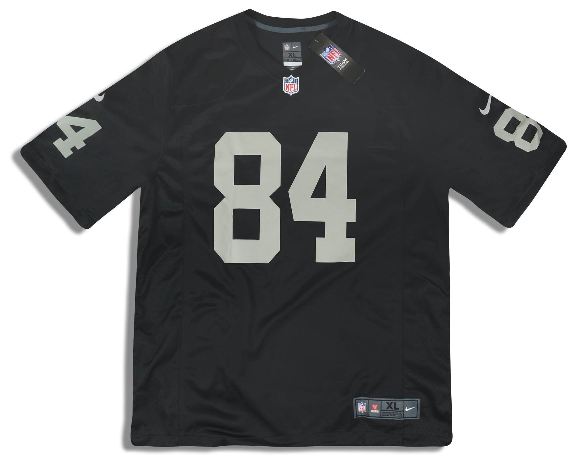 2019 Oakland Raiders Brown 84 Nike Game Jersey Home XL W Tags