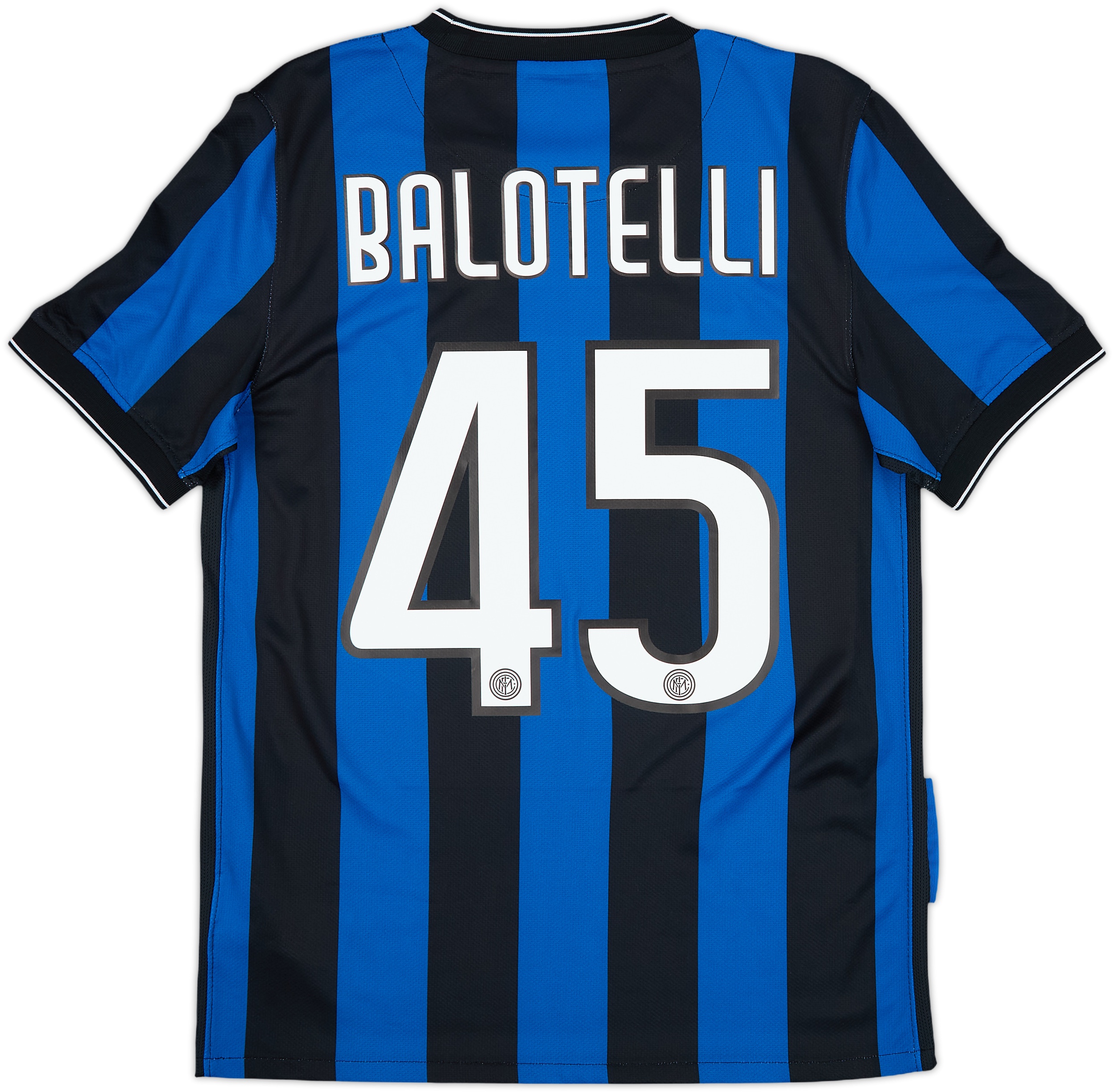 2009-10 Inter Milan Home Shirt Balotelli #45 - 10/10 - (S)