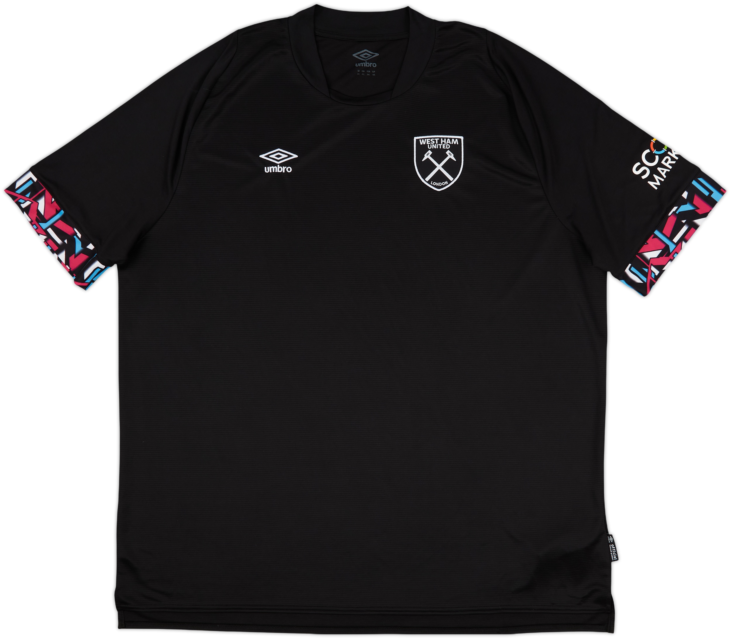 WestHam United FC 140cm UMBRO プラシャツ 2022-23 West Ham United Away Shirt - 9/10 - (4XL)