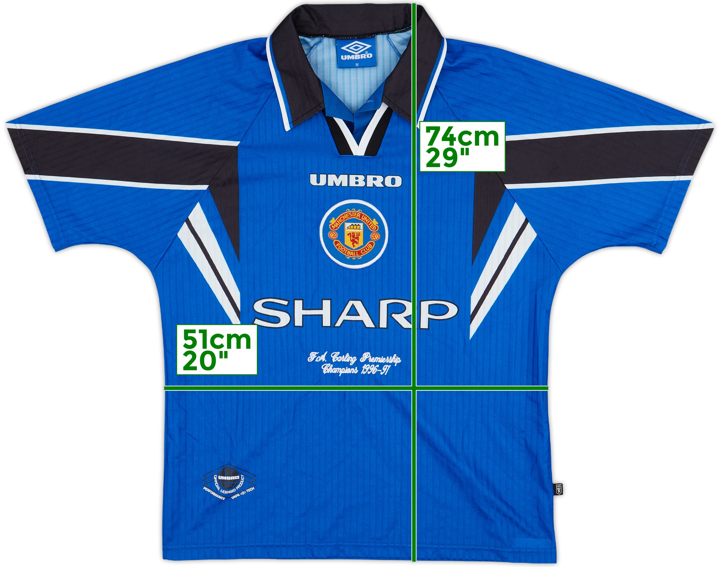 ウェア Manchester United 1996-97 3rd game shirt Manchester United 1996 1997 Third Football Shirt Jersey