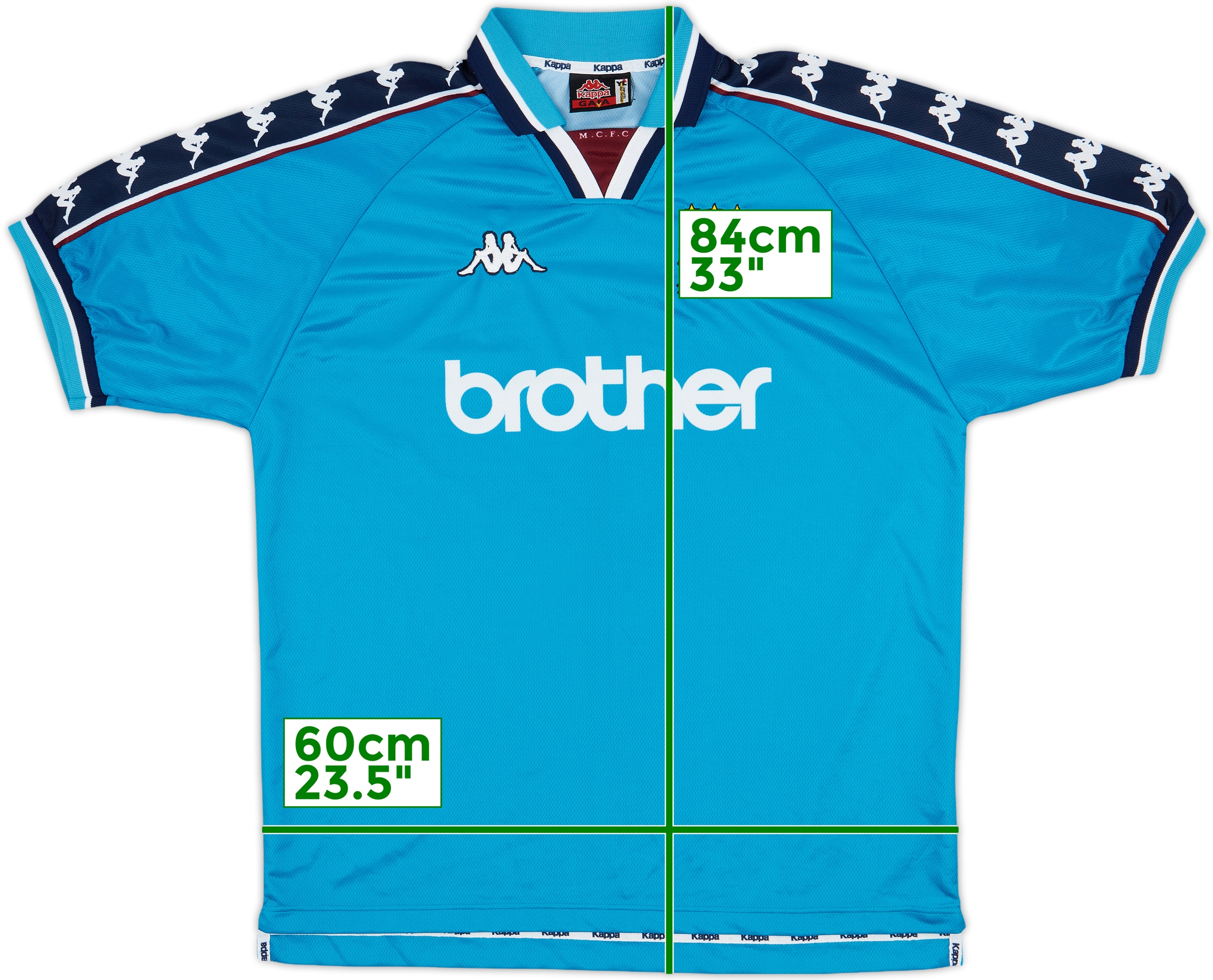 ウェア Manchester City 97/99 Home Manchester City 1997/99 Home Jersey – Retros League