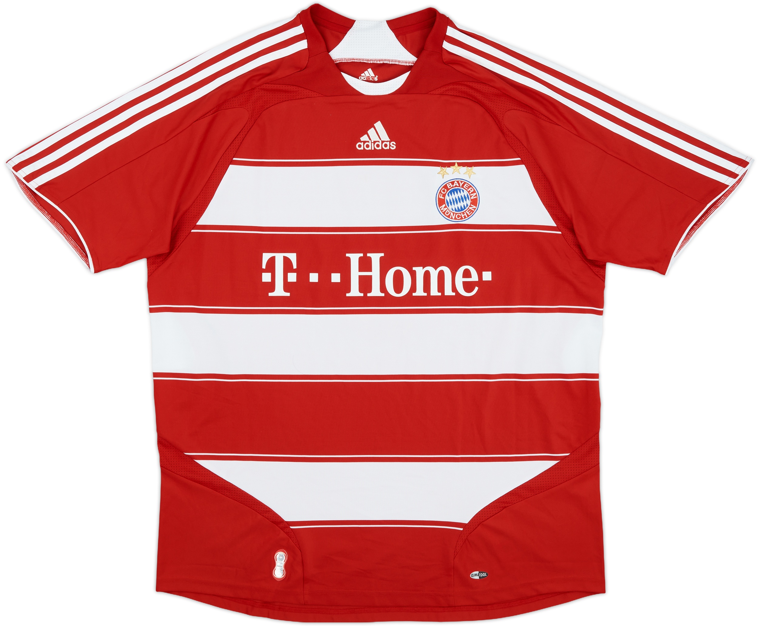 BAYERN MÜNCHEN 10 ROBBEN 17 VAN BOMMEL 2006-07 Bayern Munich Home Shirt Van Buyten #5 - 8/10 - (XL