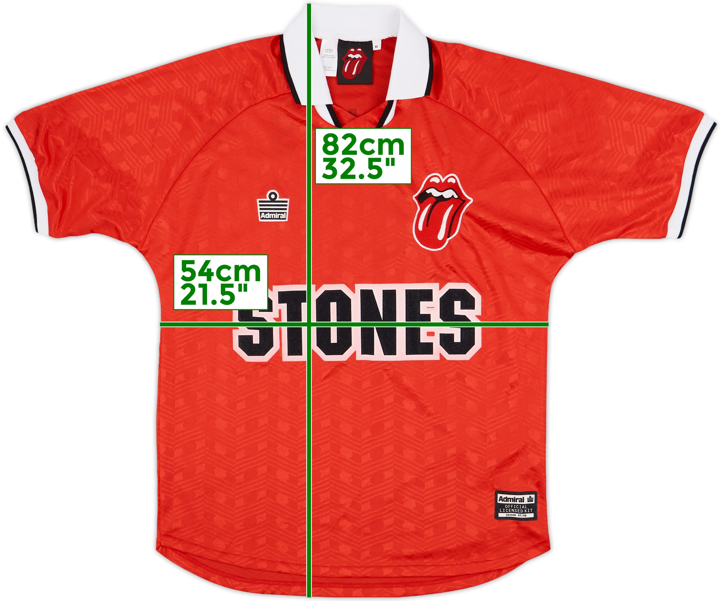 Rolling Stones アメリカンフットボールシャツ 98 100425505610-