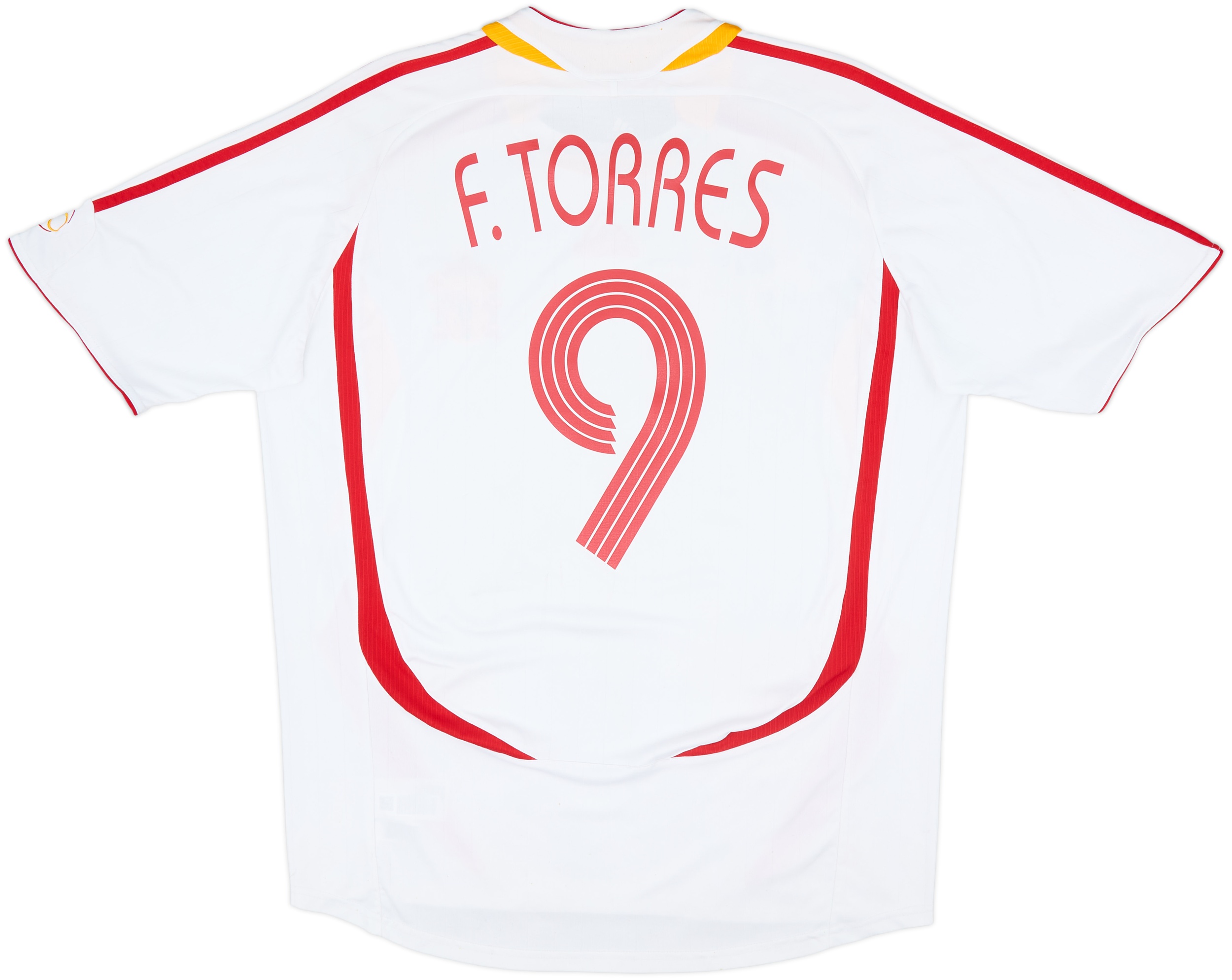 2006-08 Spain Away Shirt F.Torres #9 - 6/10 - (L)