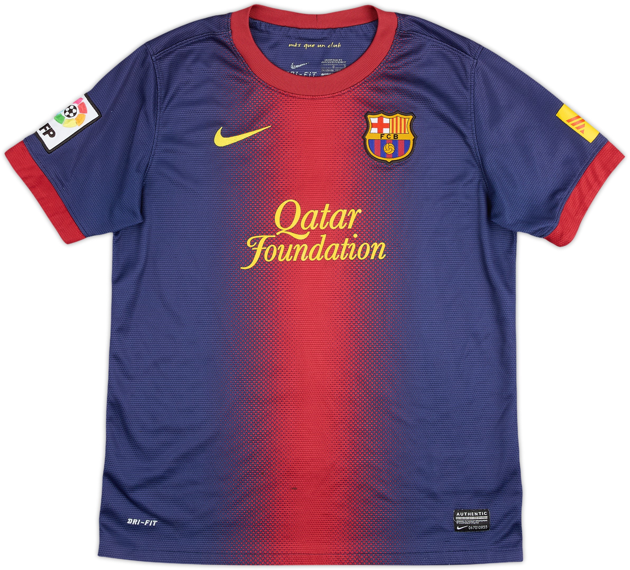 2012-13 Barcelona Home Shirt Messi - 6/10 - (L.Boys)