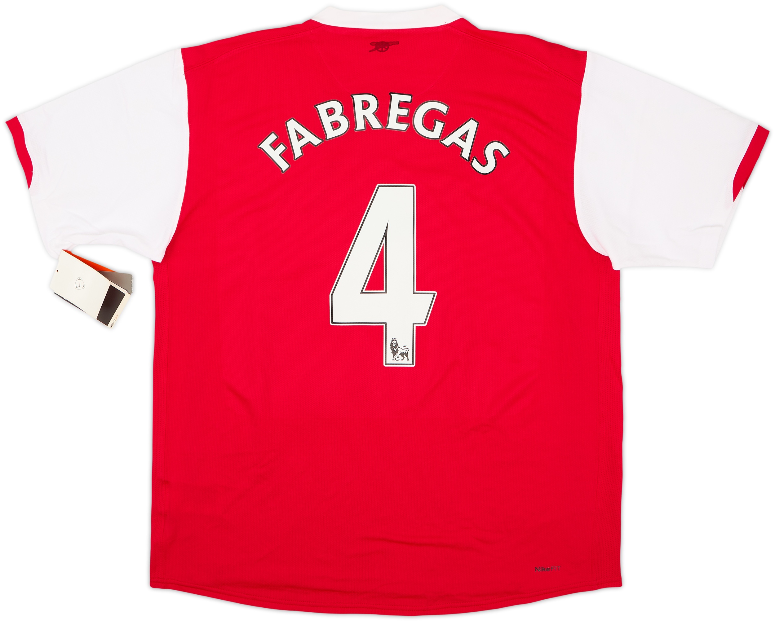 2006-08 Arsenal Home Shirt Fabregas #4 (L)
