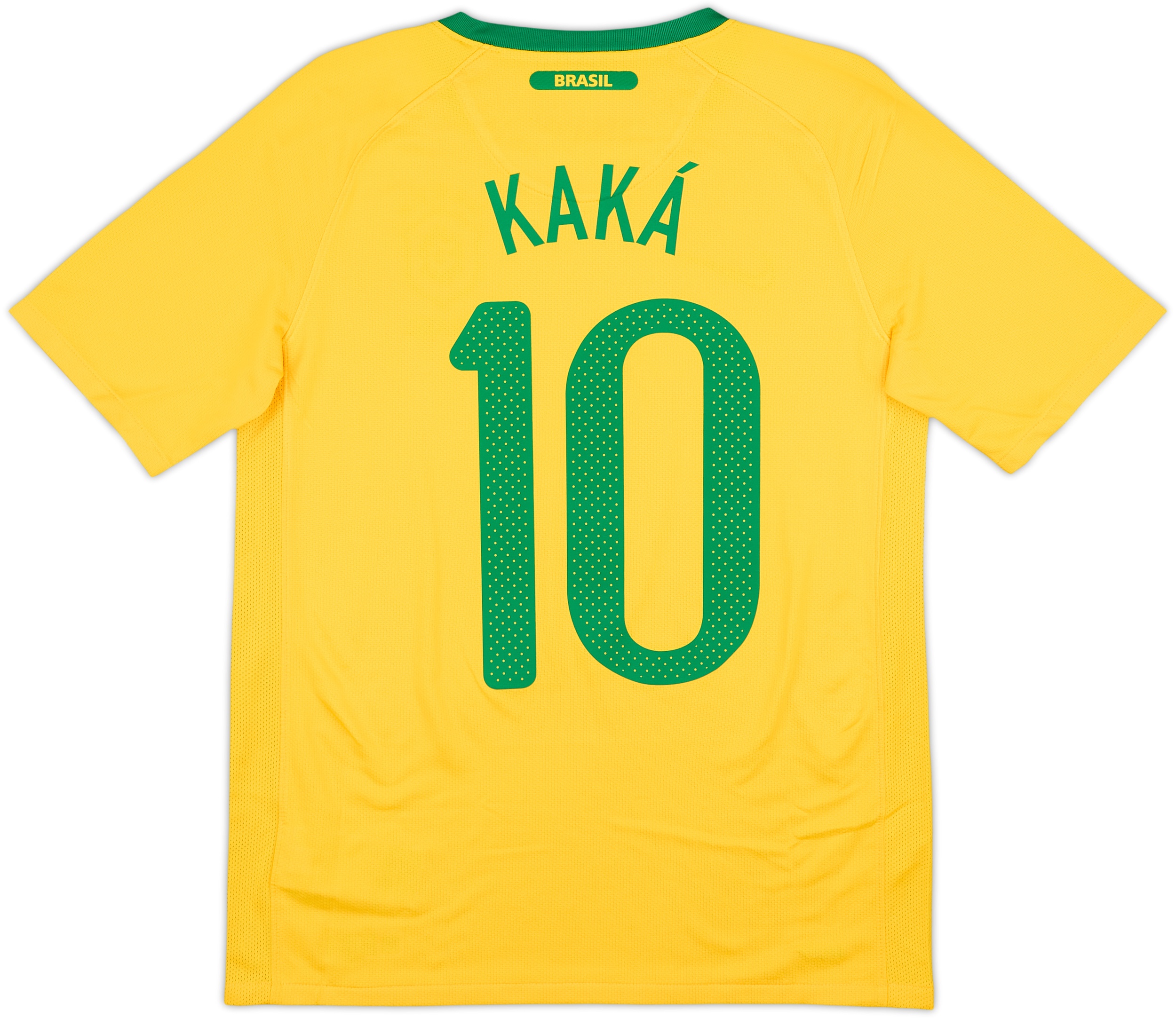 2010-11 Brazil Home Shirt Kaka #10 (XL.Boys)