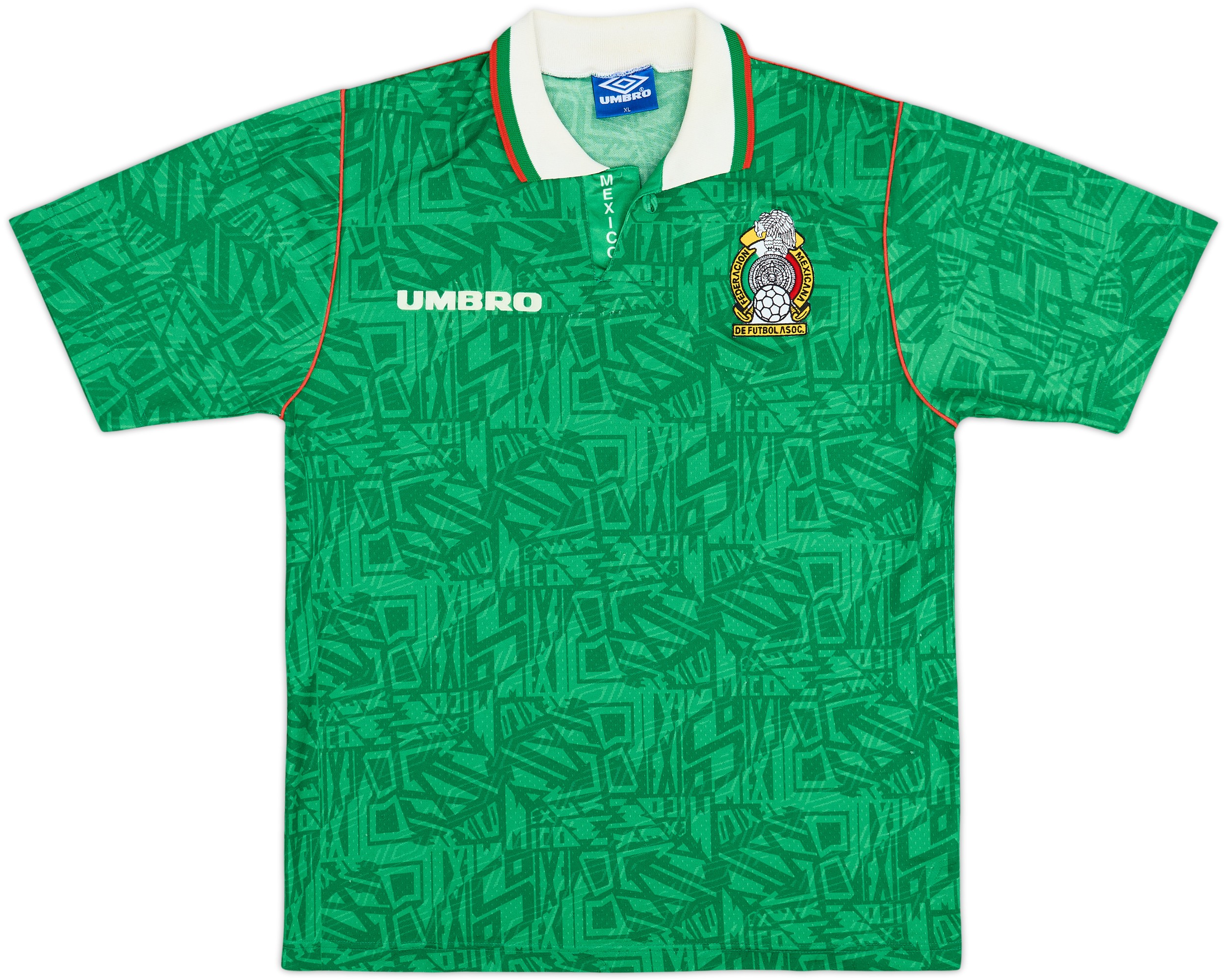 1994-95 Mexico Home Shirt - 5/10 - (XL)