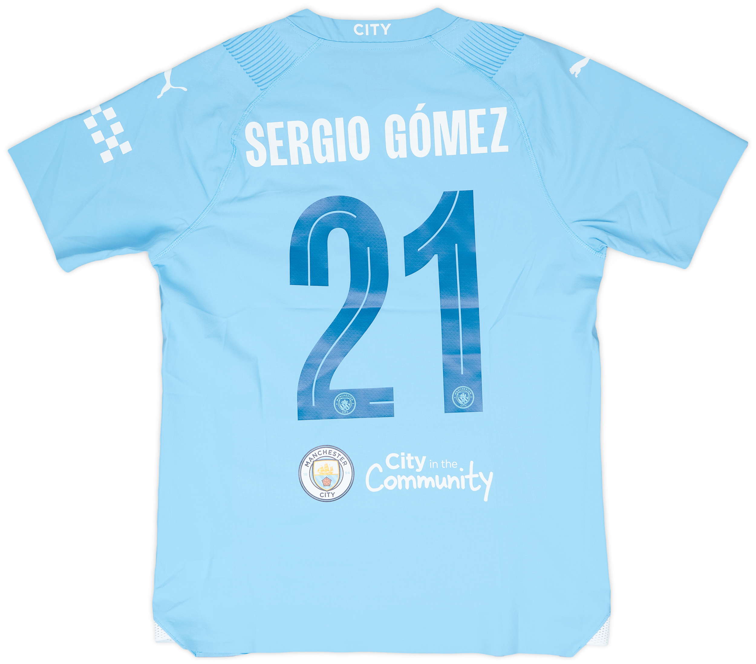 2023-24 Manchester City Match Issue FA Cup Final Home Shirt