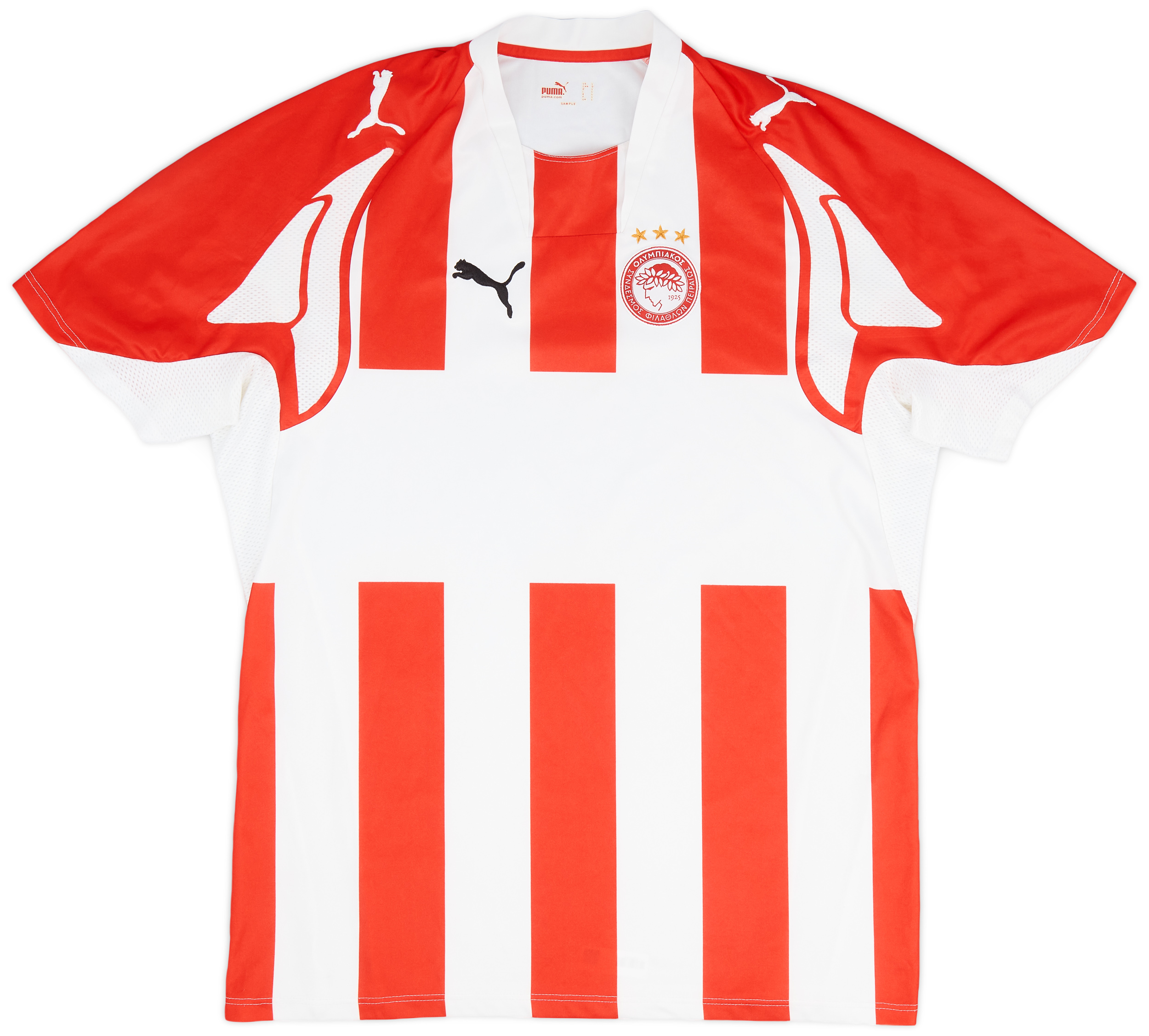 2007-08 Olympiakos Home Shirt - 9/10 - (L) 