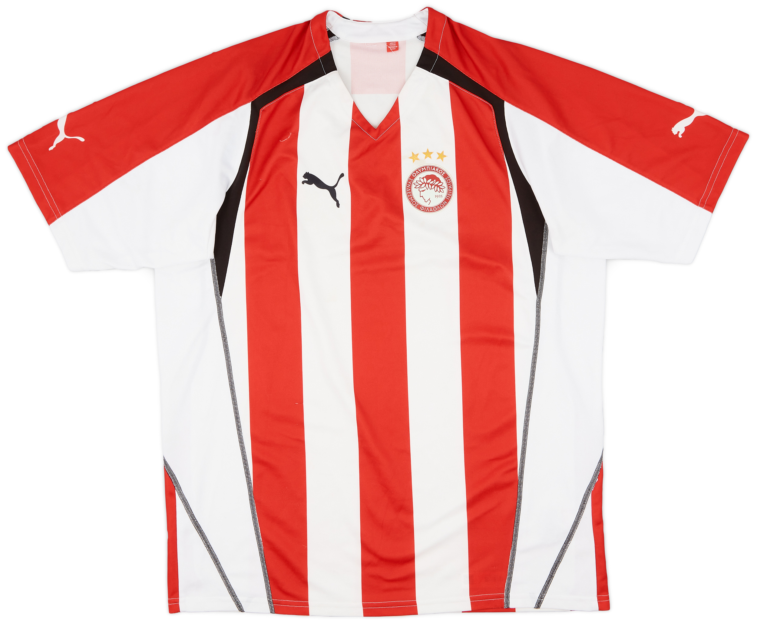 2005-06 Olympiakos Home Shirt - 8/10 - (XL)