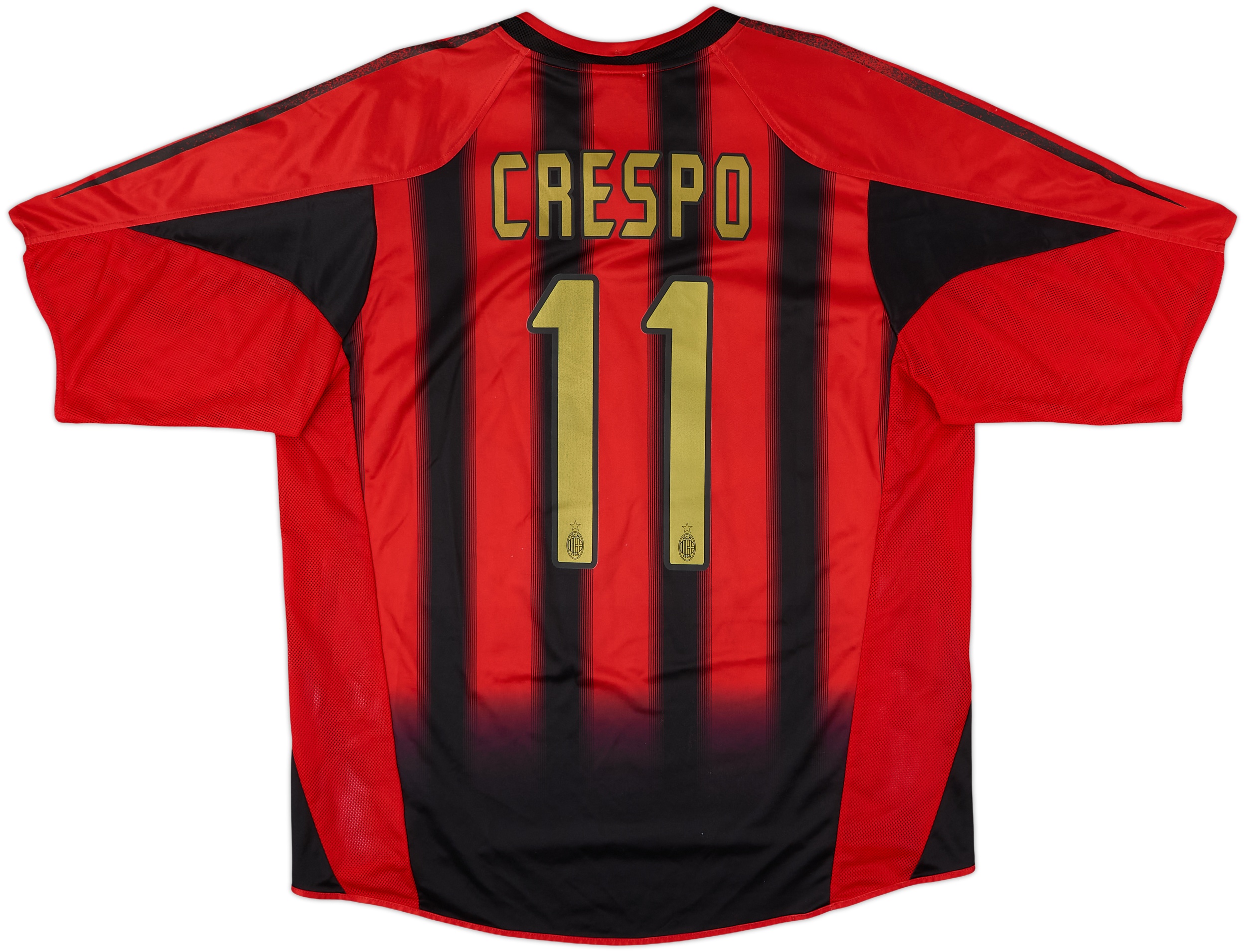 2004-05 AC Milan Home Shirt Crespo #11 - 5/10 - (XL)