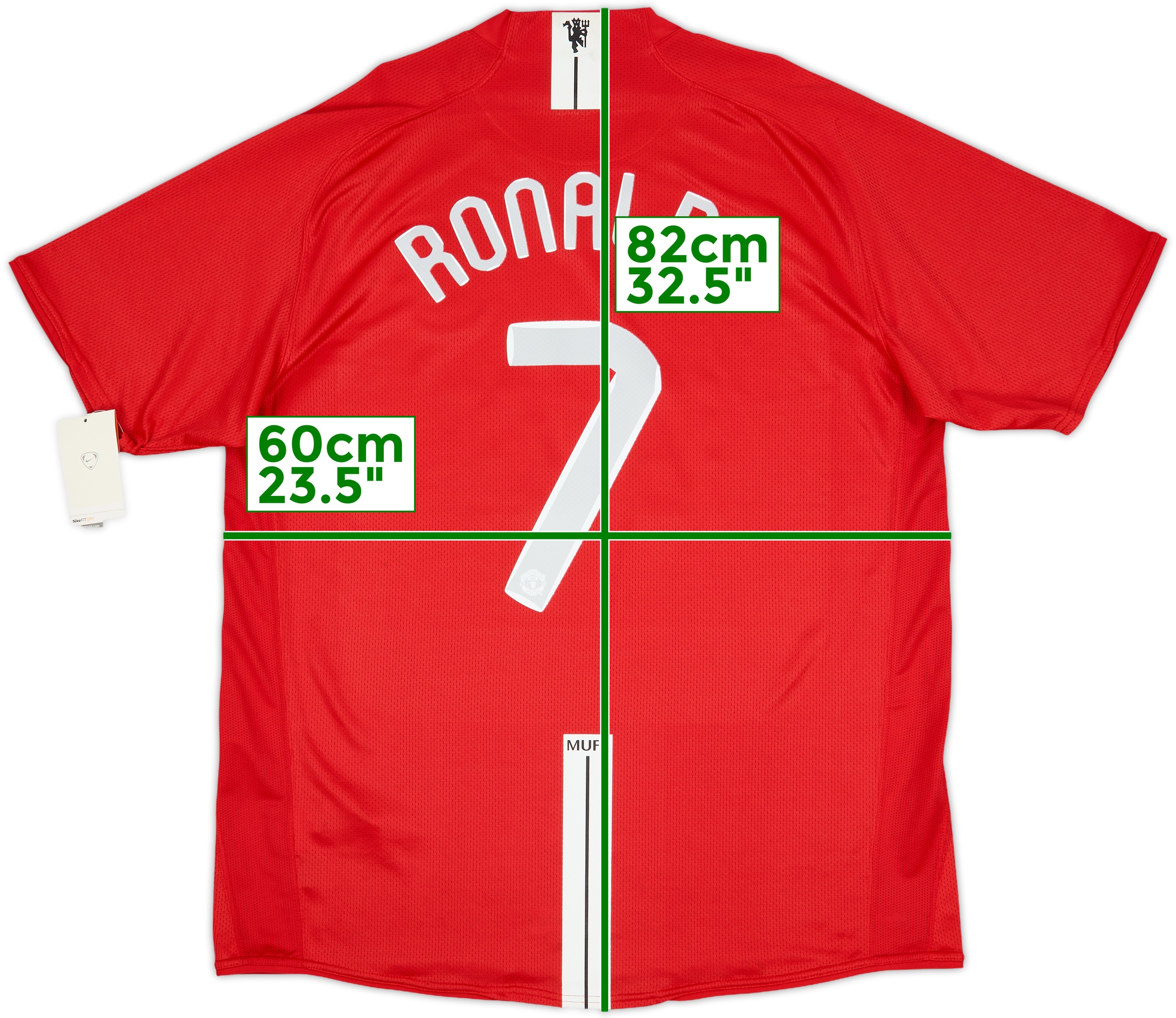 Ronaldo #7 Manchester United Jersey And Shorts. Youth Large