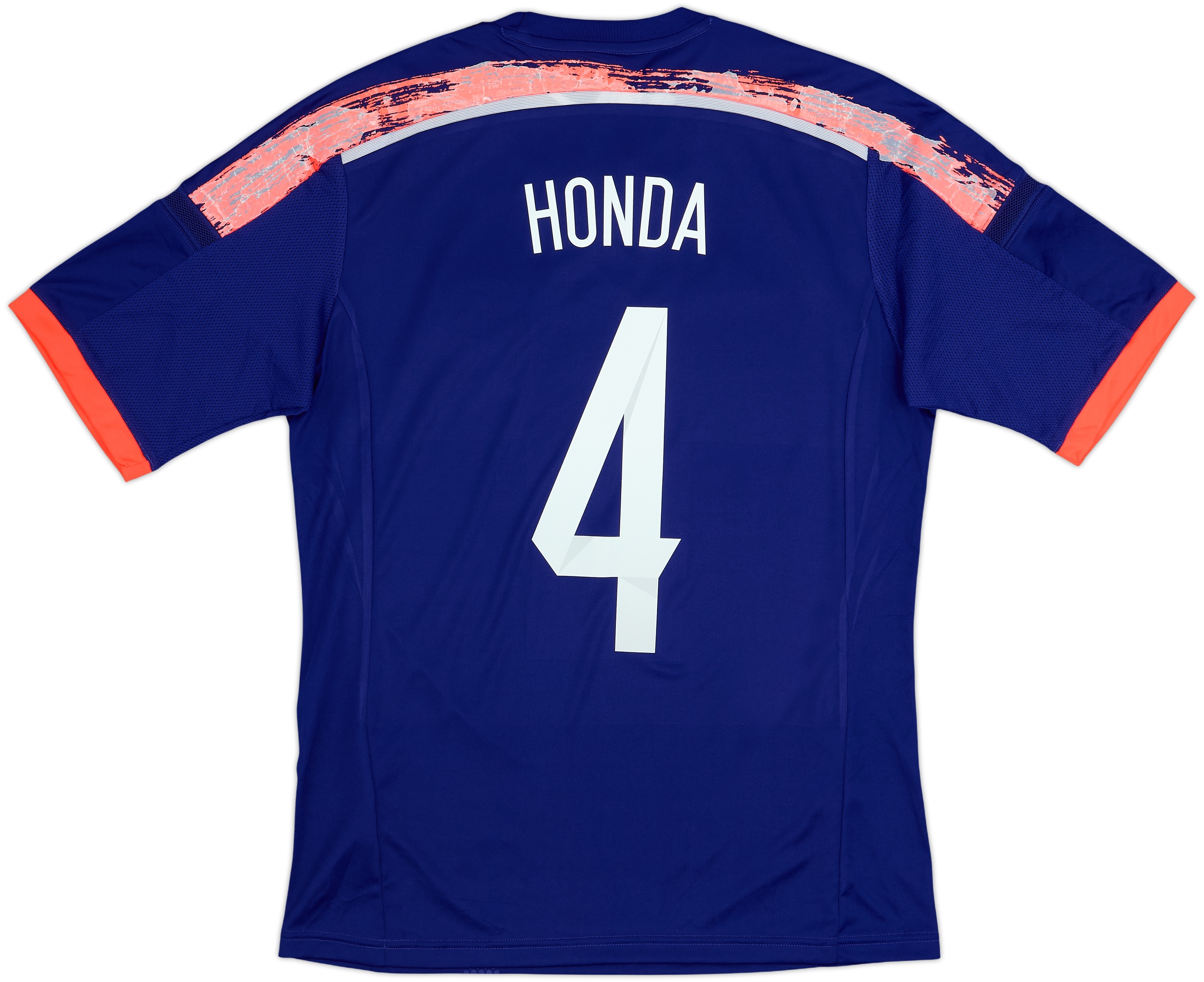  日本代表 HONDA 4 サッカーシャツ 2013-15 Japan Home Shirt Honda #4 (S)