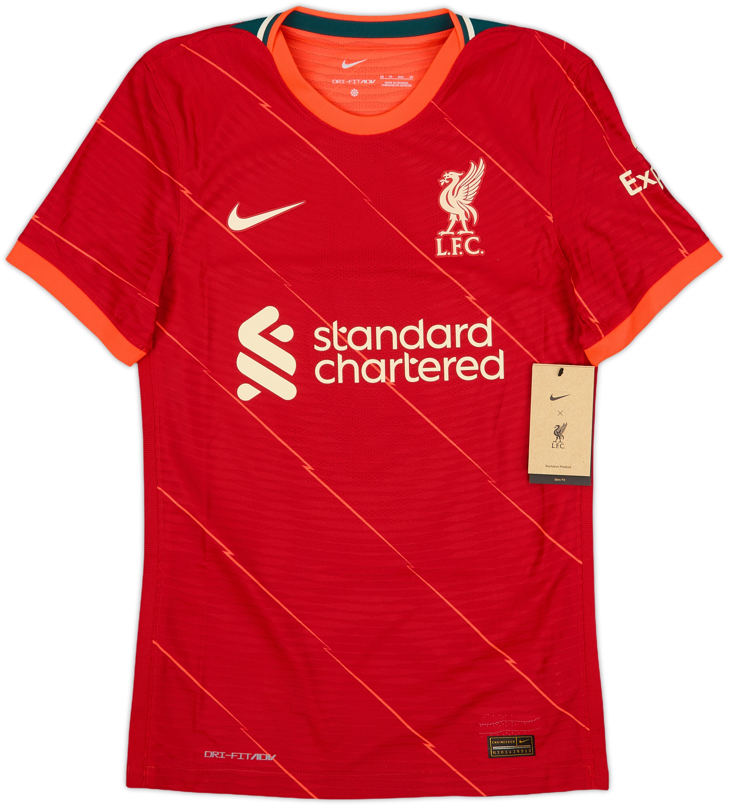 L.F.C. VIRGIL 4 シャツ クリーム色 メンズフィルジル・ファン・ダイク#4ホワイト ブラックアウェイ