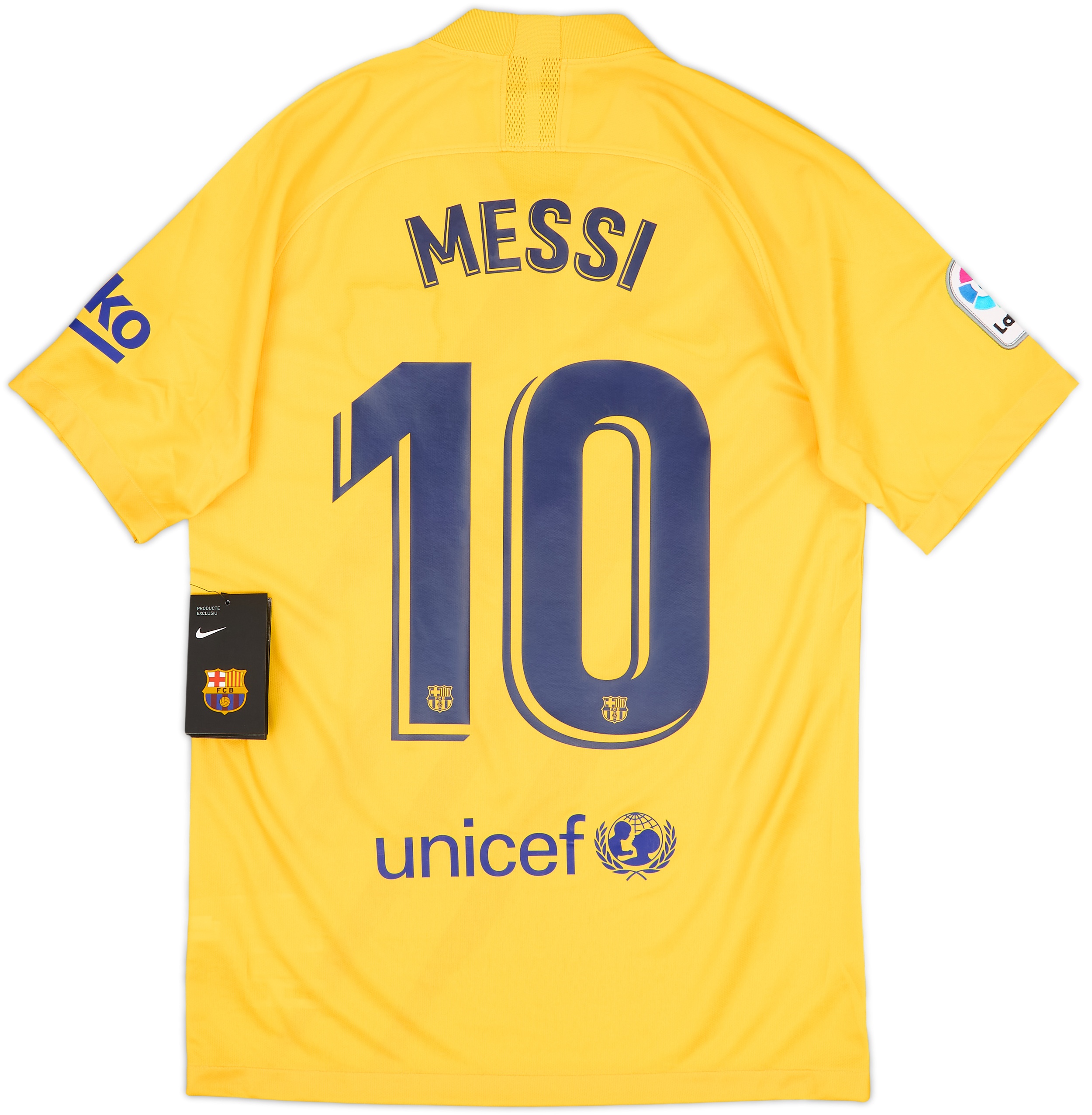 Messi Camiseta BarÃ§a Senyera 2020 Messi FC Barcelona Back Signed