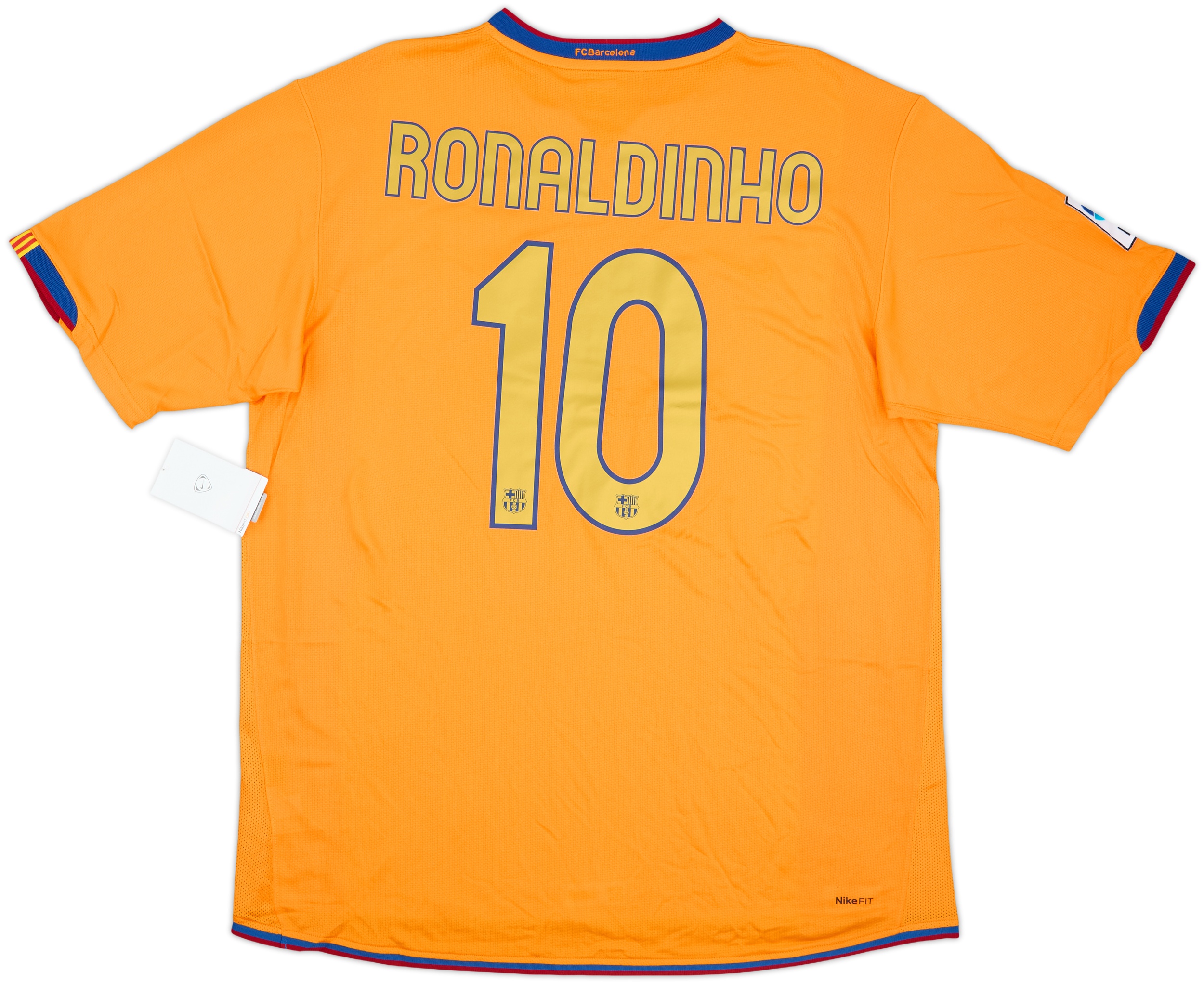 FC Barcelona Ronaldinho 10 シャツ RONALDINHO #10 MEN'S FC BARCELONA 2006/2007 SOCCER FOOTBALL