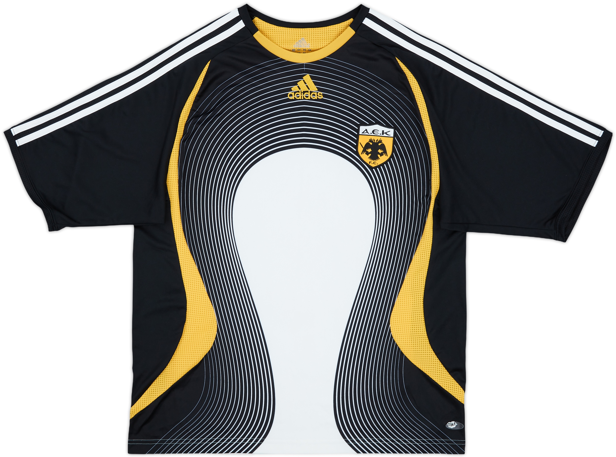 2006-07 AEK Athens adidas Training Shirt - 8/10 - (L)