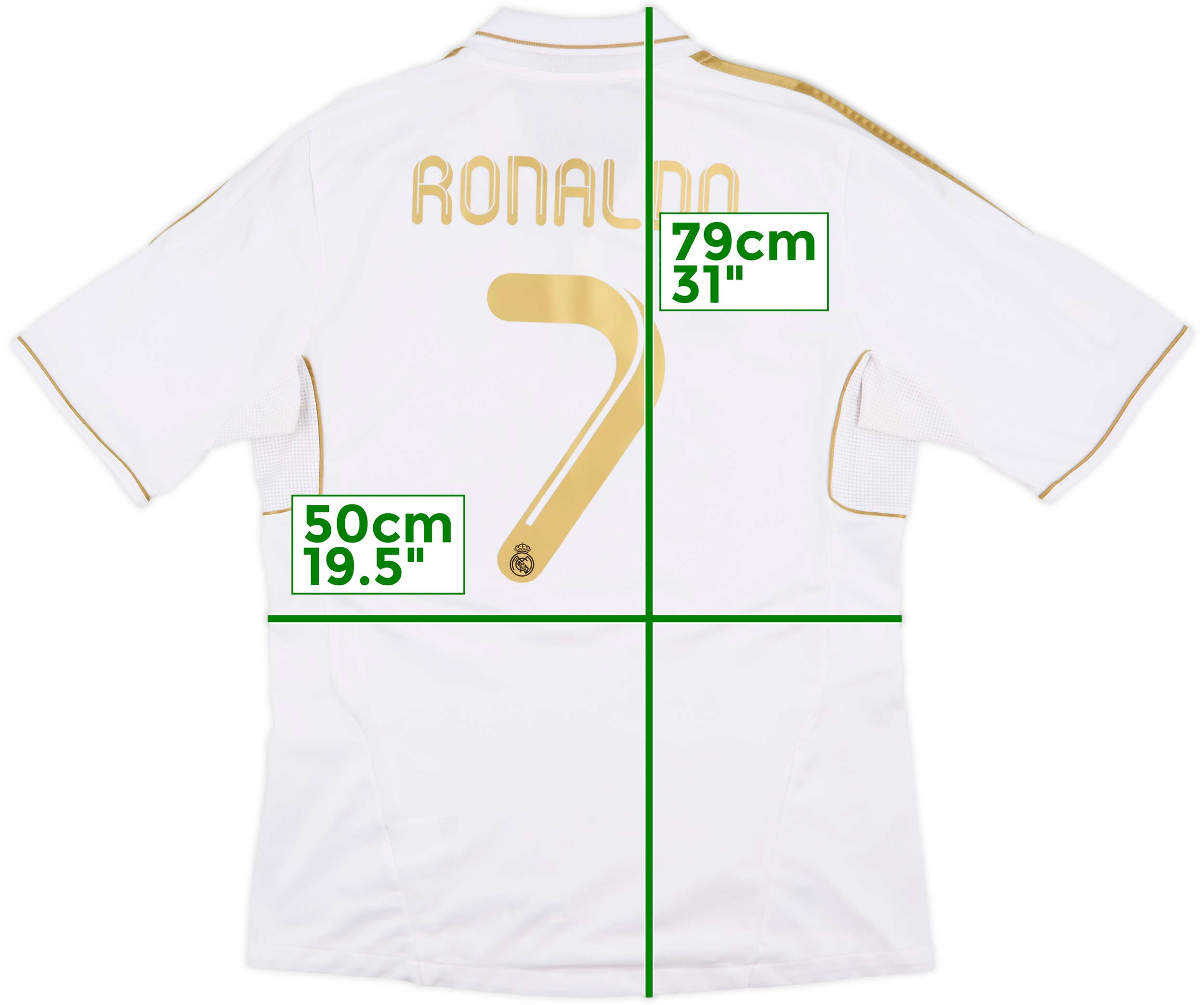 2011-12 Real Madrid Home Shirt Ronaldo #7 - 7/10 - (L)