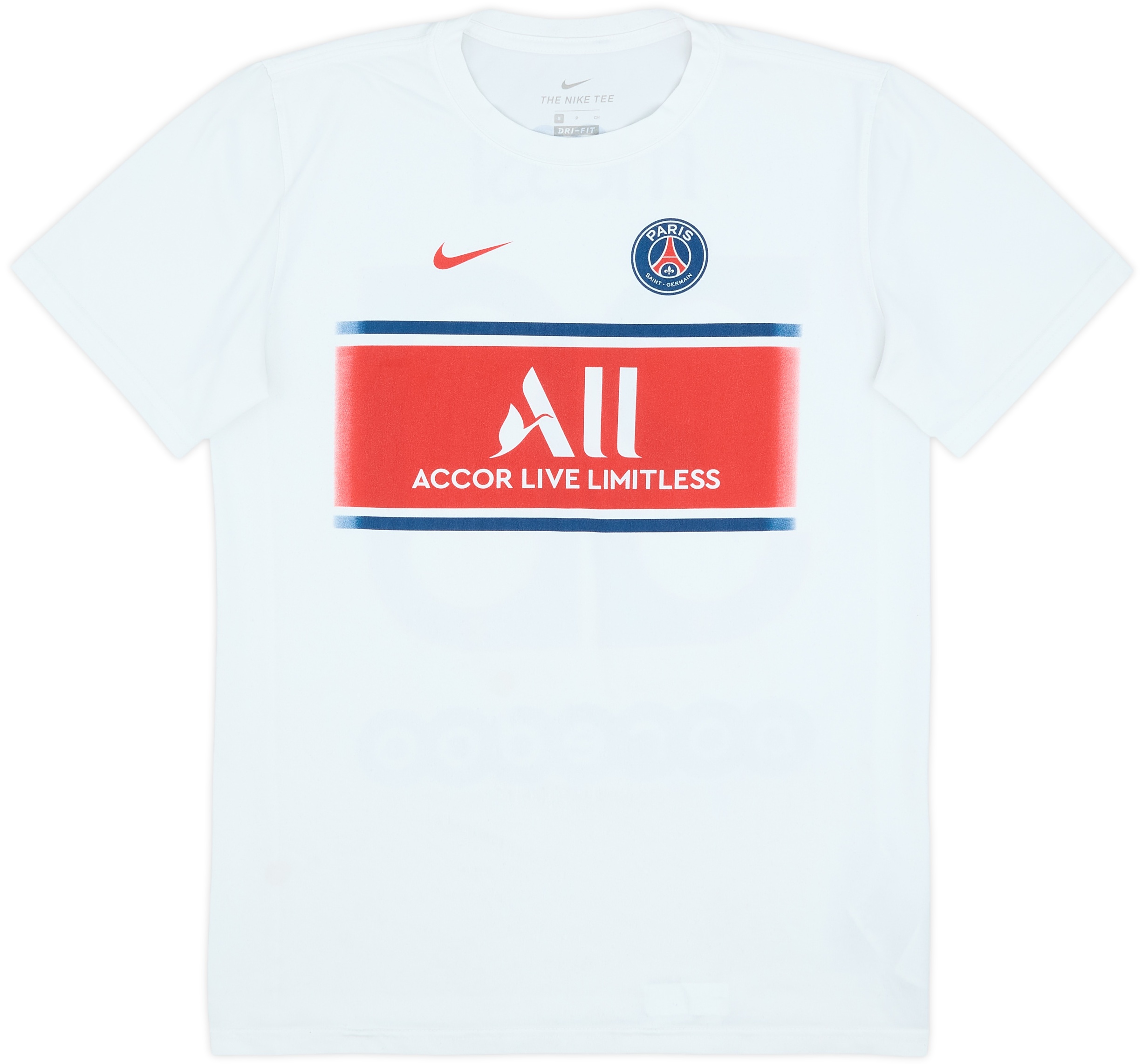 2021-22 Paris Saint-Germain Nike Messi #30 Tee - 7/10 - (S)