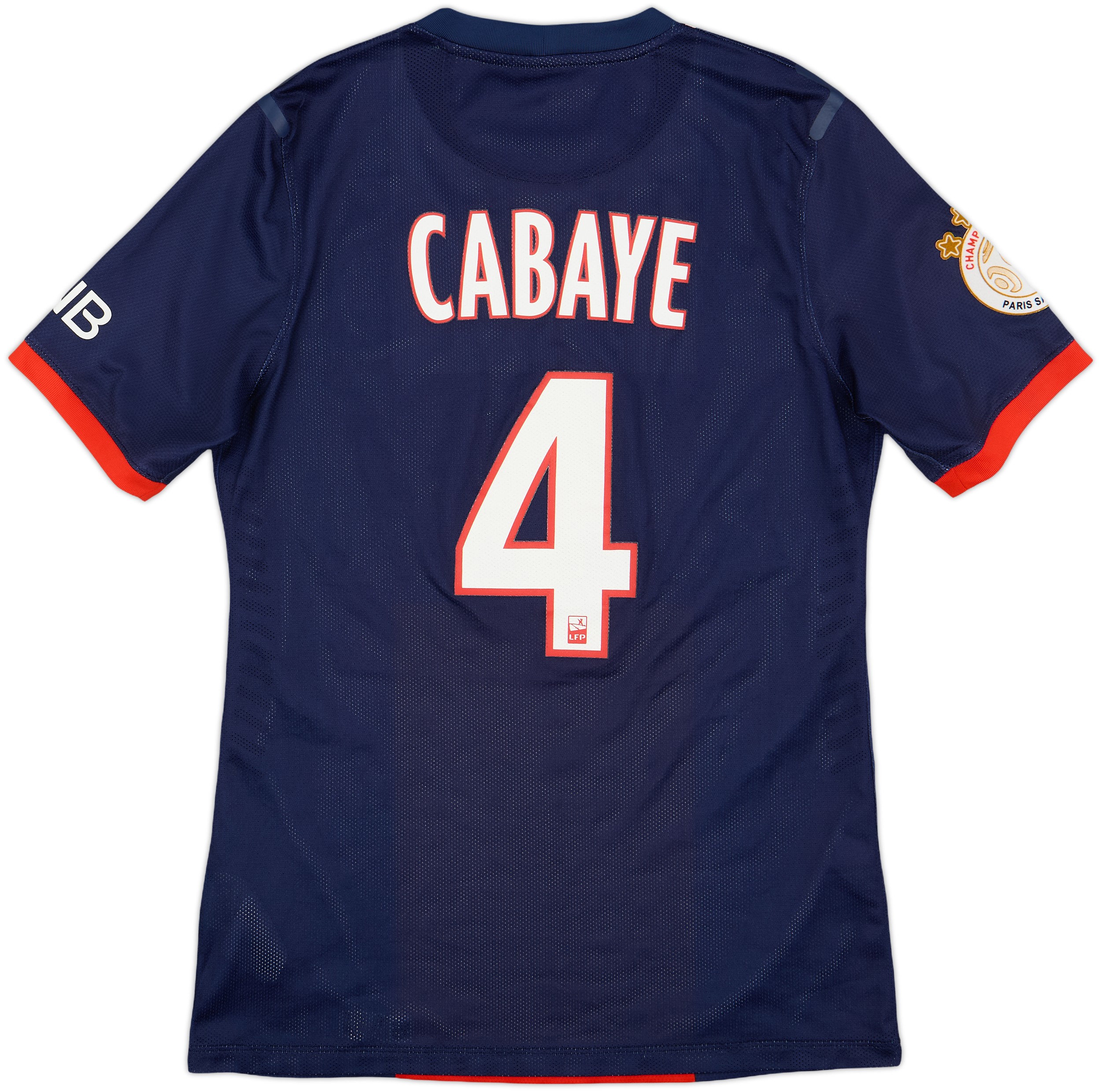 Flocage PSG 2013-2014 – Cabaye #4 – Monblason – Neuf – Ligue 1