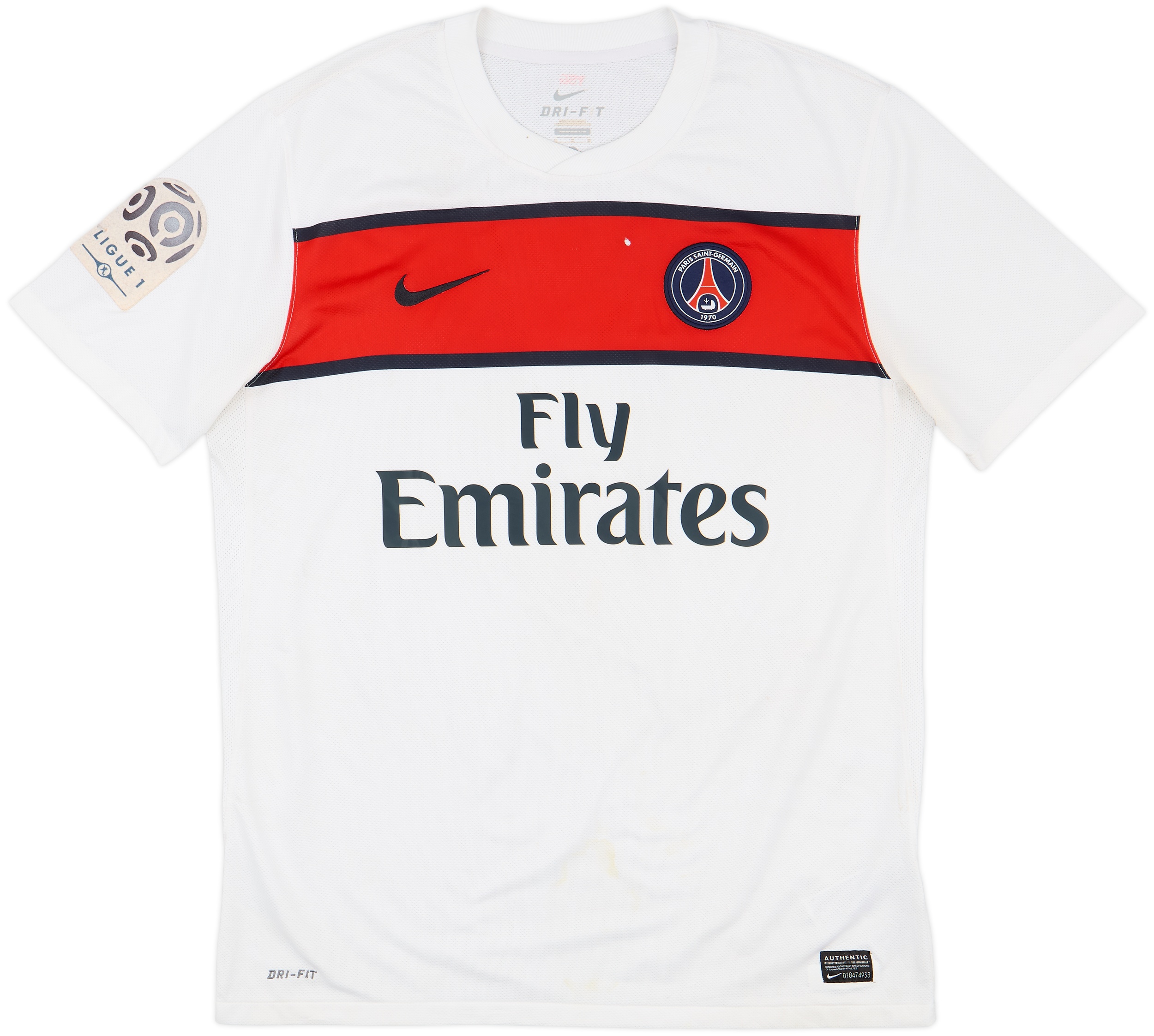 Maillot PSG 2011/2012 Flocage Pastore Taille L Bétignicourt 10500