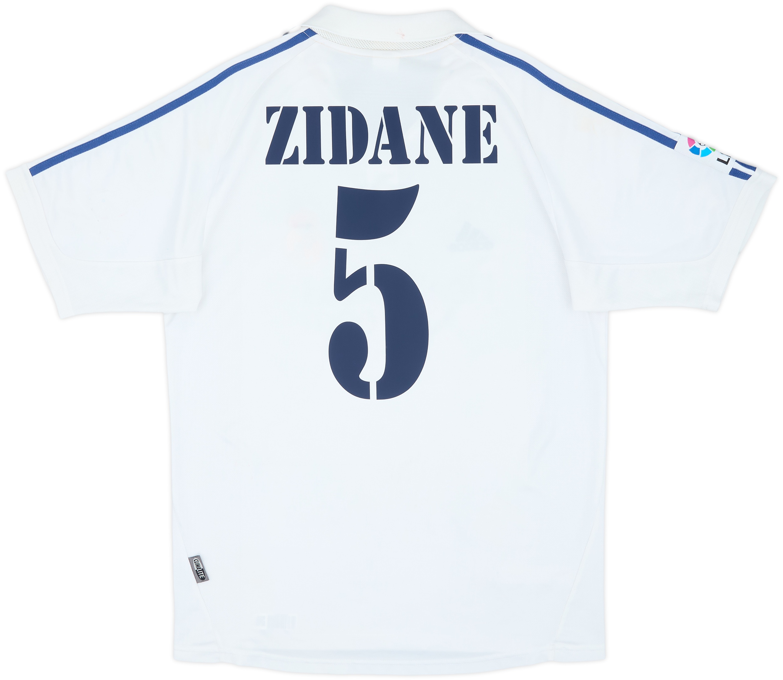 2001 Real Madrid Home Shirt Zidane #5 - 6/10 - (M)