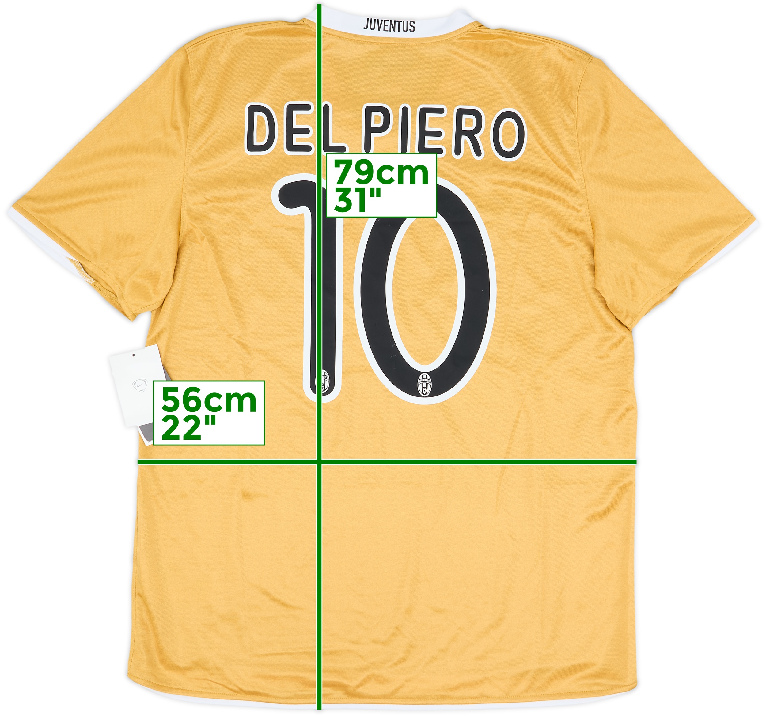 2008-09 Juventus Away Shirt Del Piero #10 (L)