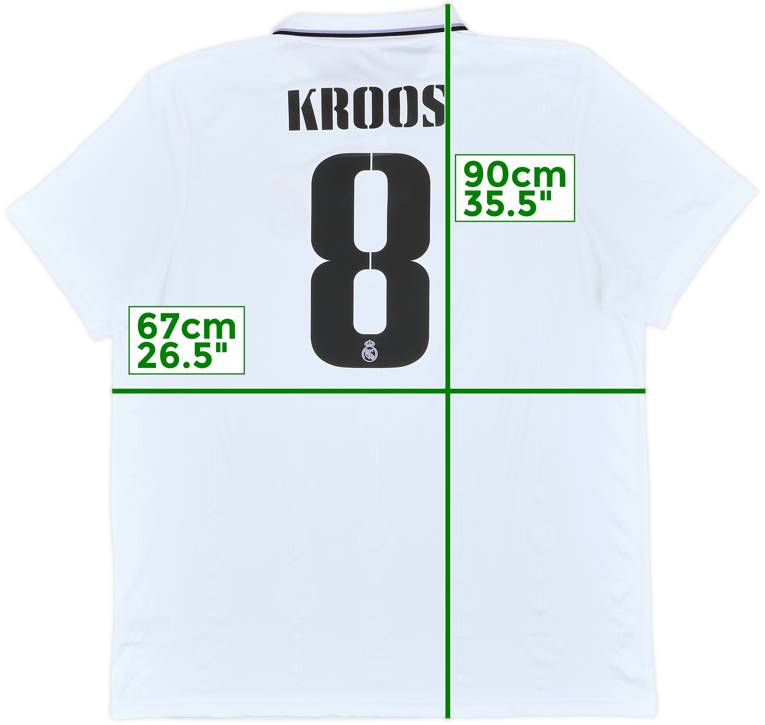 2022-23 Real Madrid Home Shirt Kroos #8 (XXL)