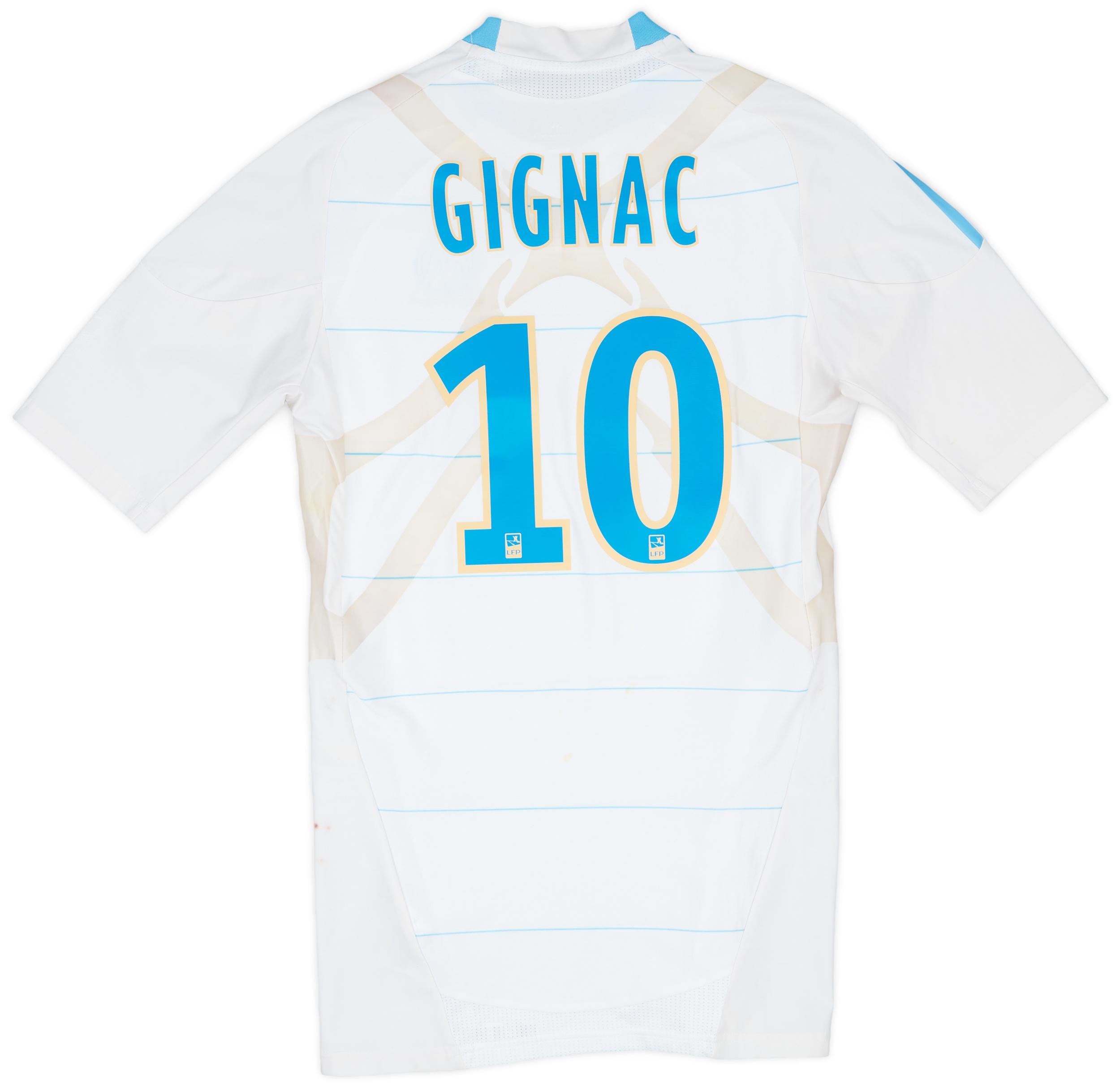 Olympique de Marseille football maillot Away 11/12 Player Issue Techfit