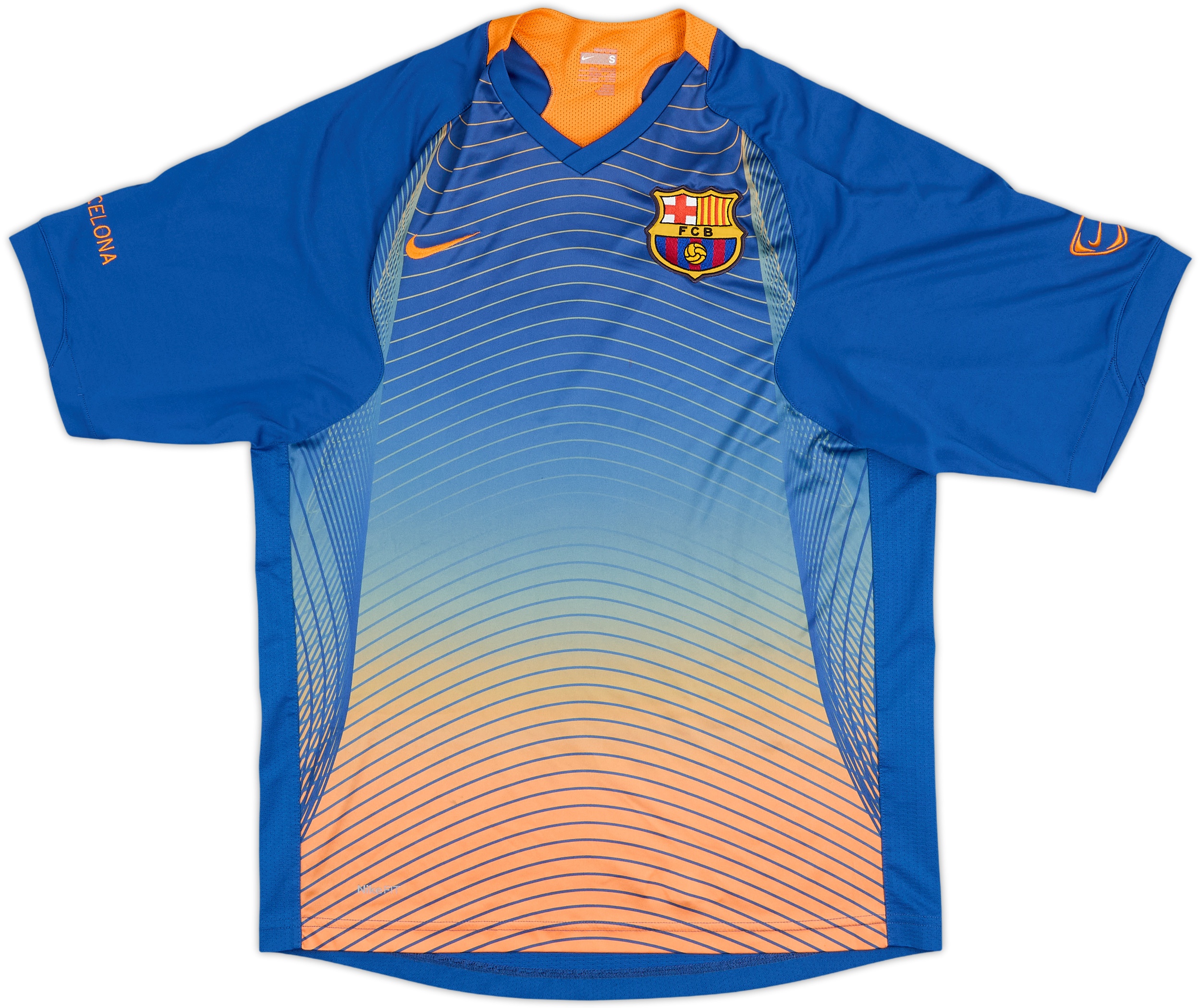 2007-08 Barcelona Nike Training Shirt - 8/10 - (S)